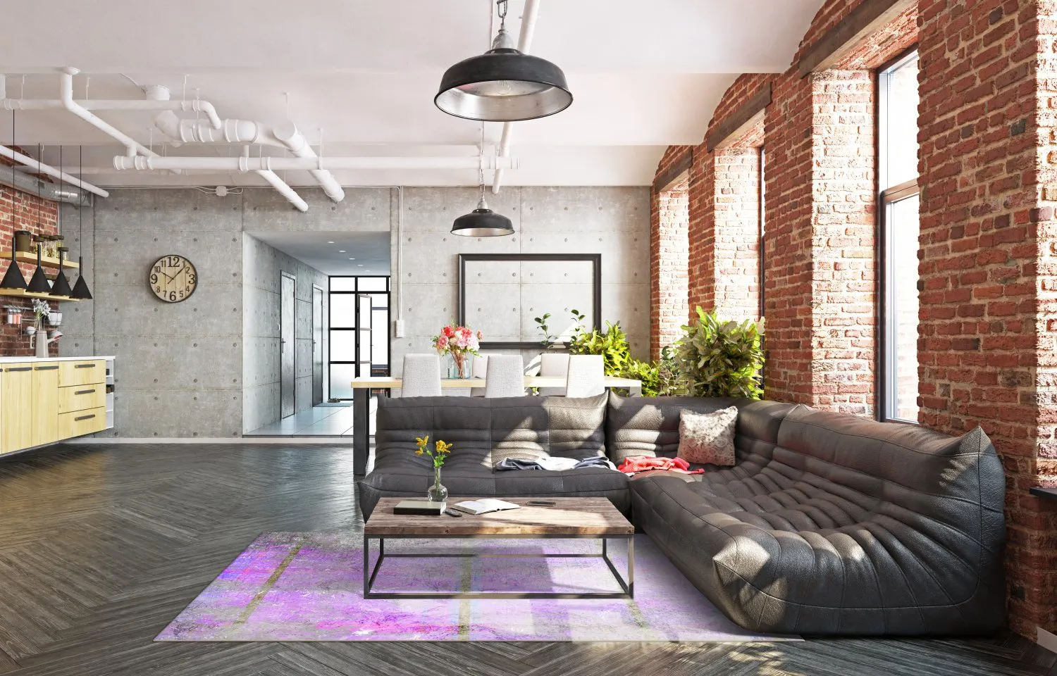 Wilton-tæppe - Almada (lilla)