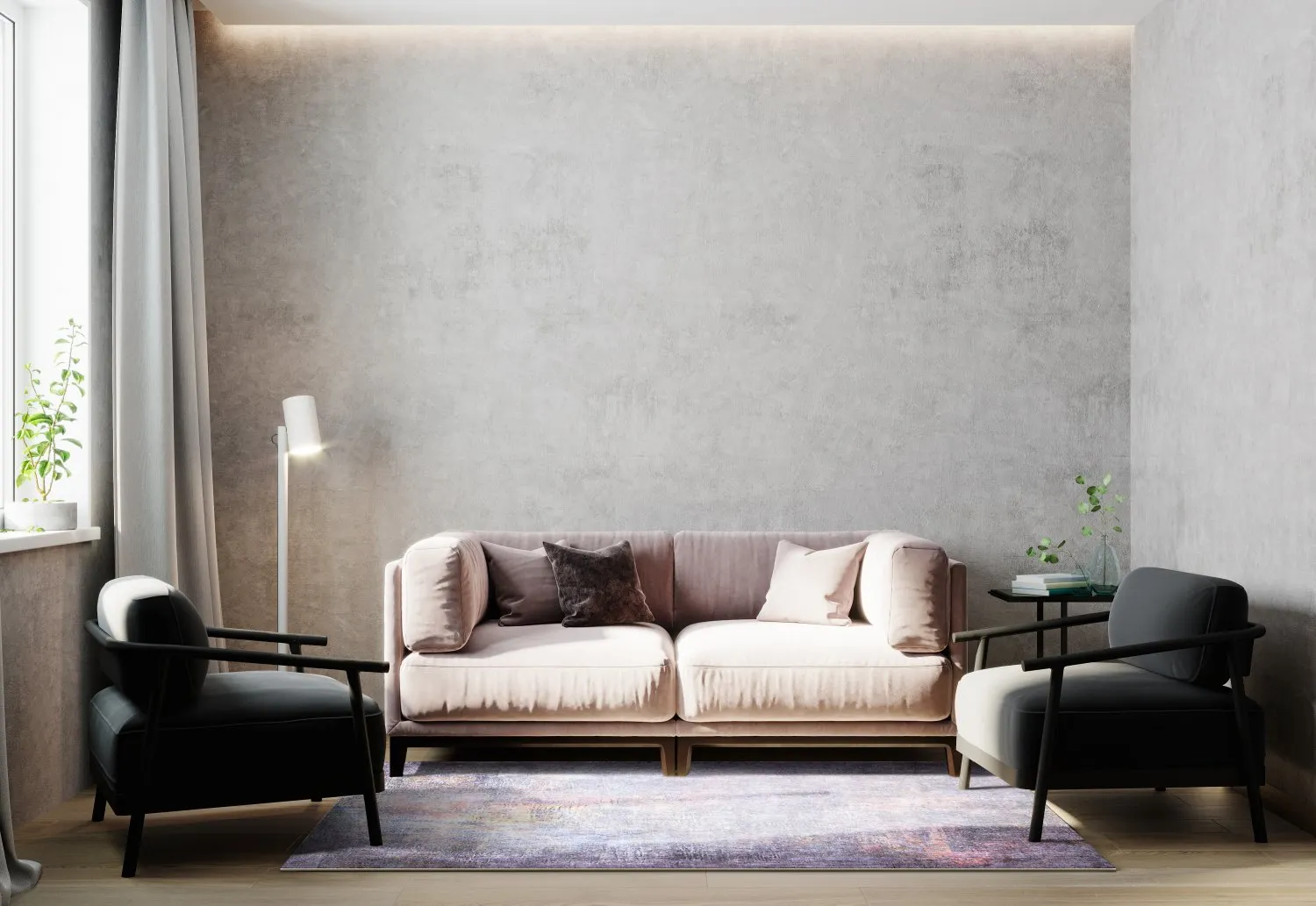 Wilton-tæppe - Tarnos (lilla)