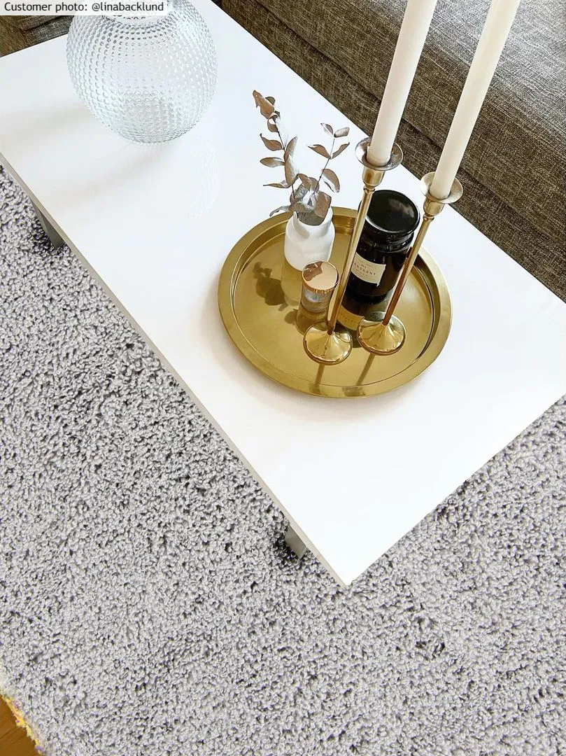 Runde tæpper - Antuco (lysegrå)