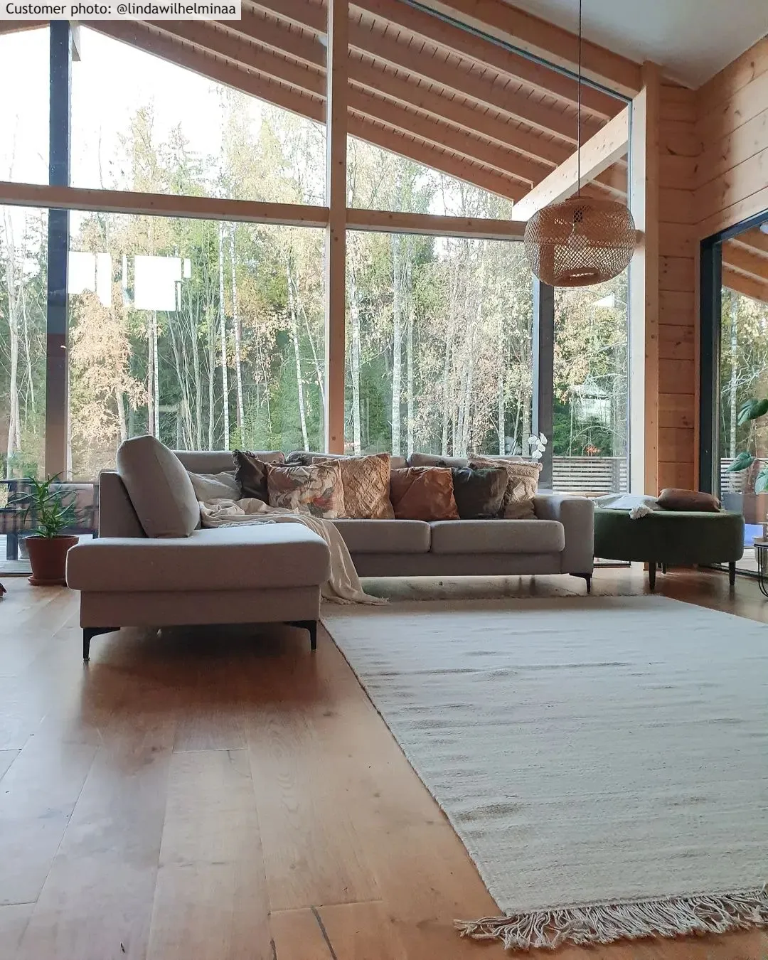 Uldtæppe - Bibury (cream)