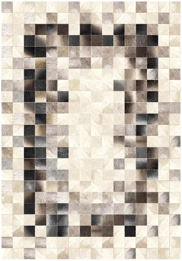 Wilton-tæppe - Livada (hvid/multi)