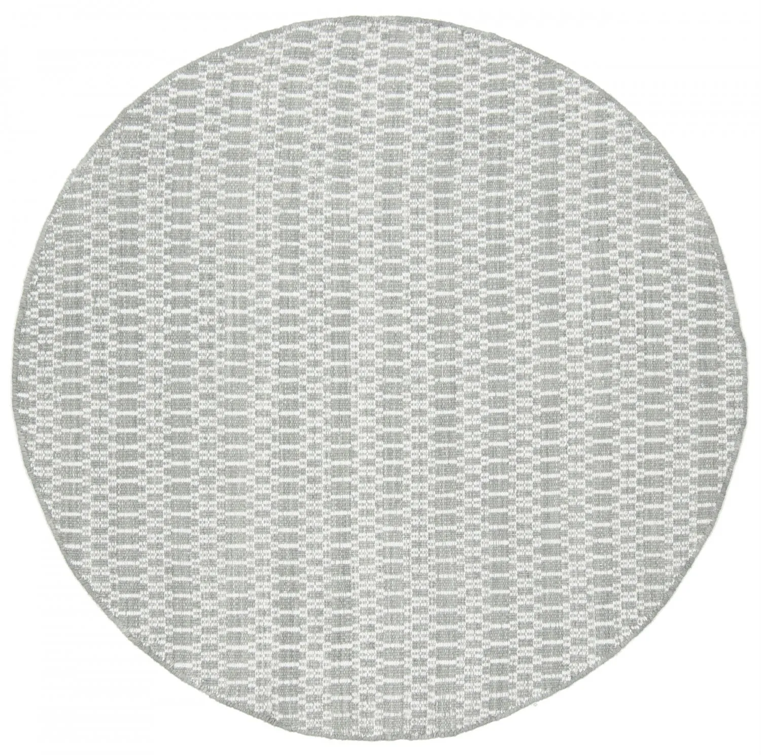 Runde tæpper - Long Stitch (grå)