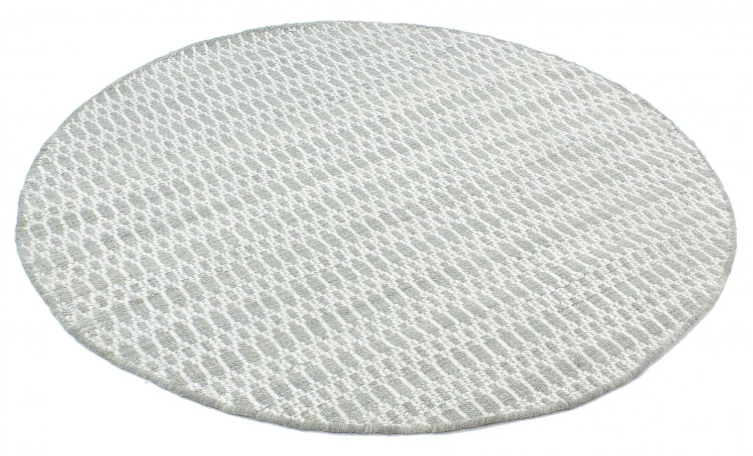 Runde tæpper - Long Stitch (grå)