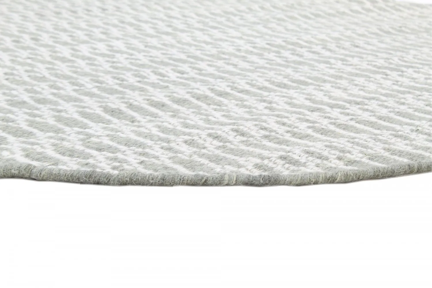 Runde tæpper - Long Stitch (grå)