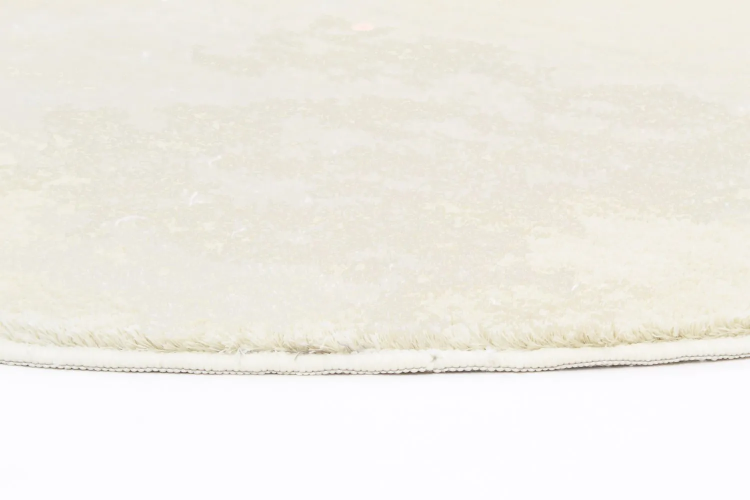 Runde tæpper - Lucknow (creme-hvid)