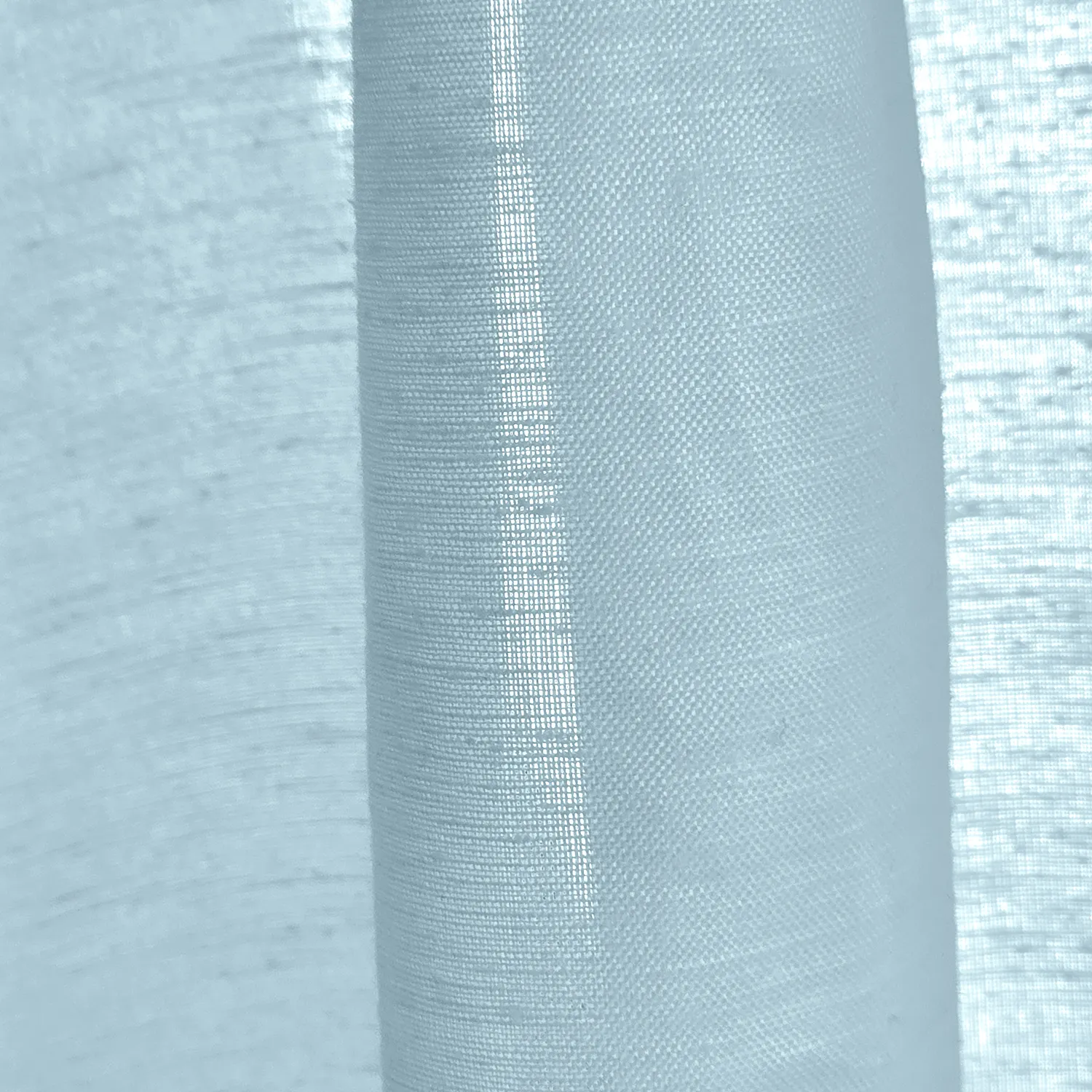 Gardiner 2-pak - Linnedmixgardin Lumira (lyseblå)