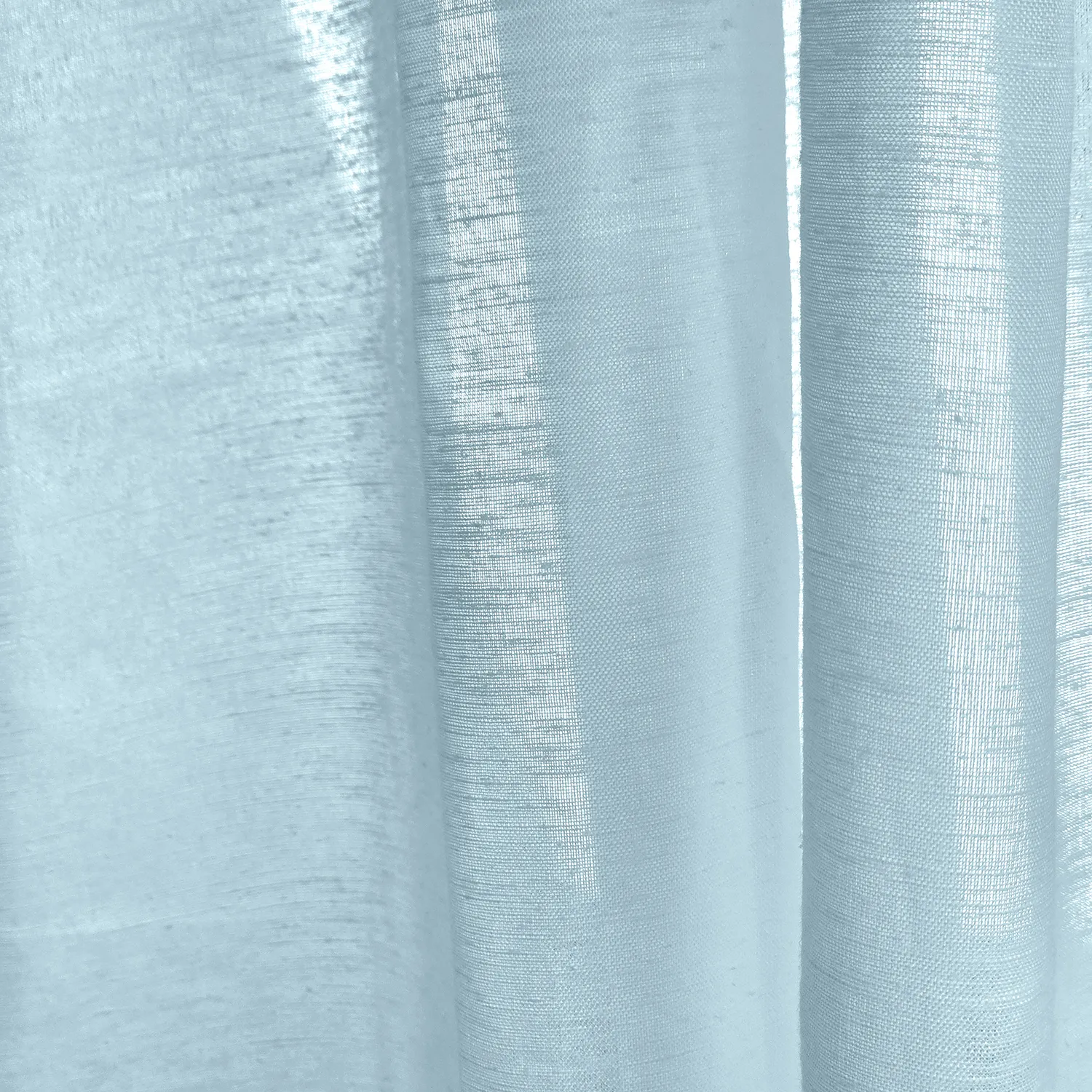 Gardiner 2-pak - Linnedmixgardin Lumira (lyseblå)