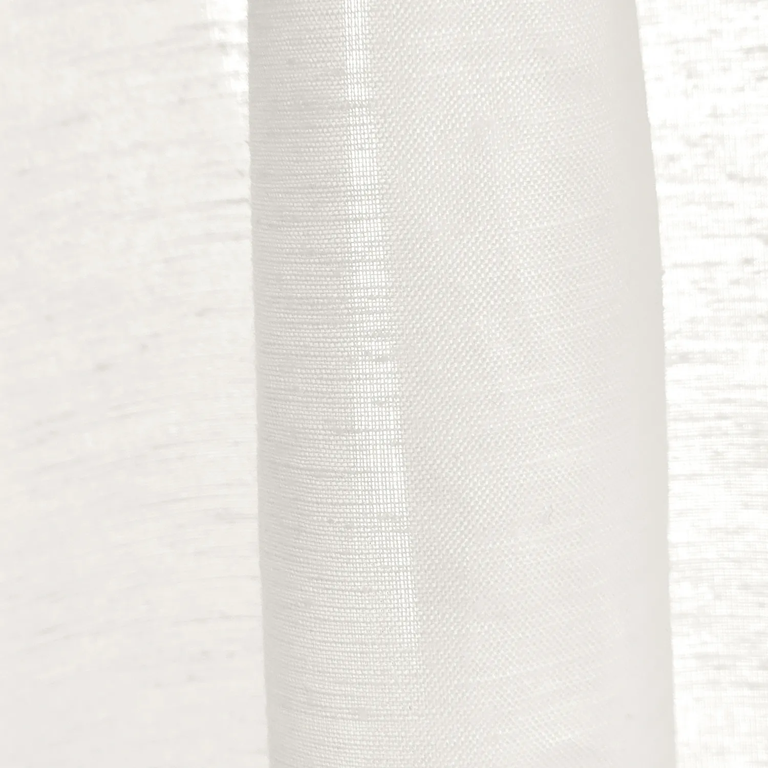 Gardiner 2-pak - Linnedmixgardin Lumira (hvid)