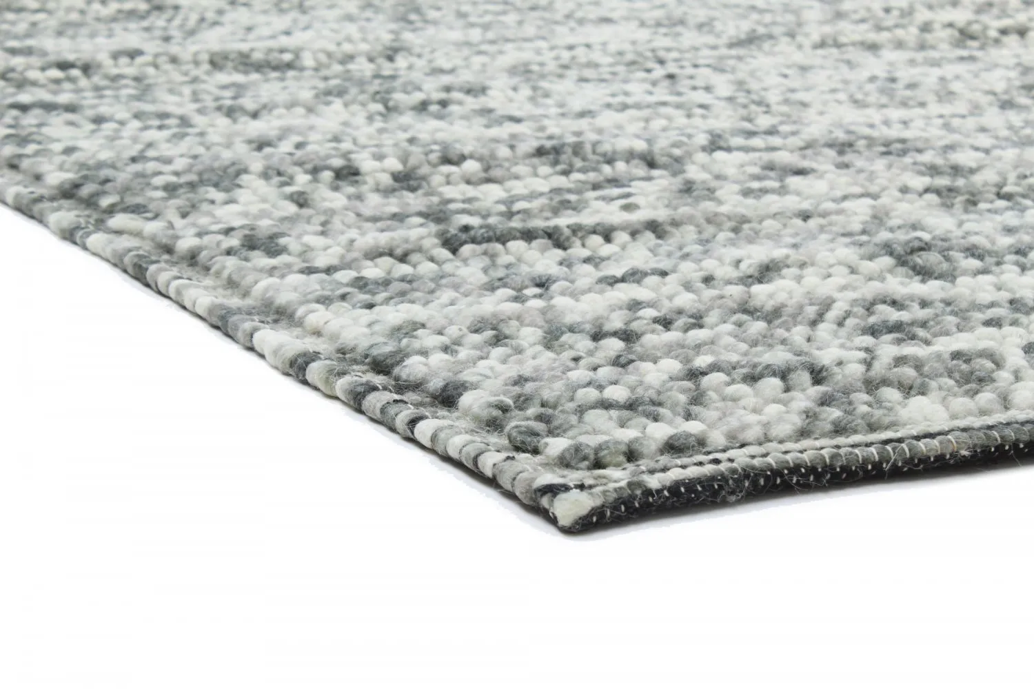 Uldtæppe - Luna (grå)