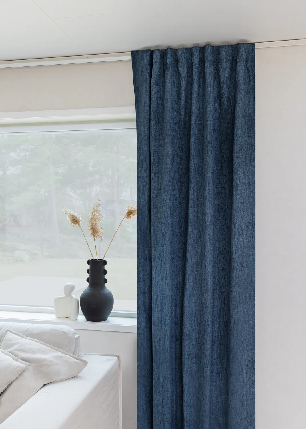 Gardiner - Mørklægningsgardin Raya (blå)