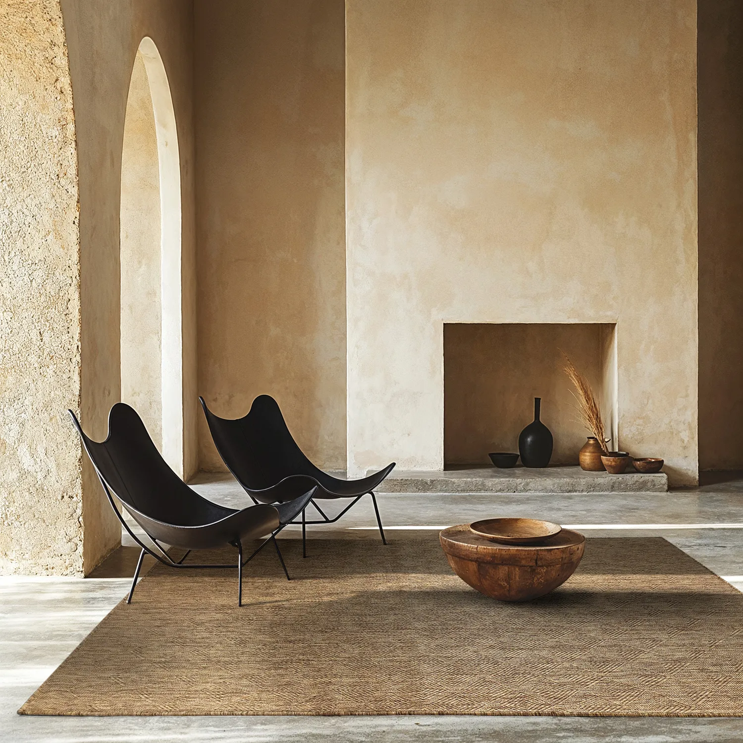 Tæpper til indendørs/udendørs brug - Caldwell (brun)