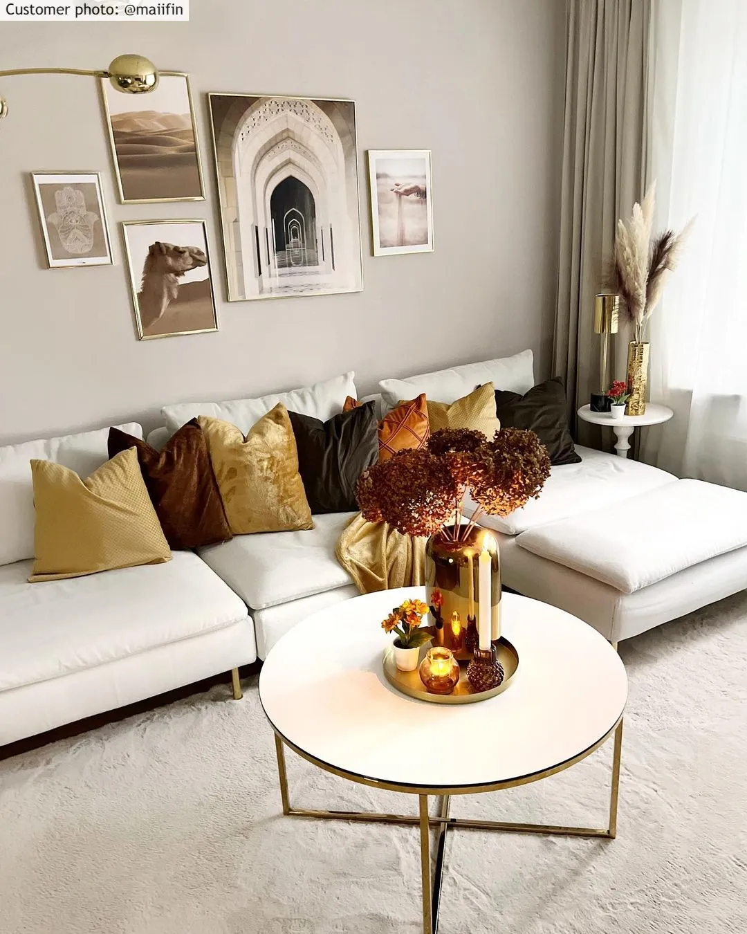 Ryatæpper - Aranga Super Soft Fur (beige)