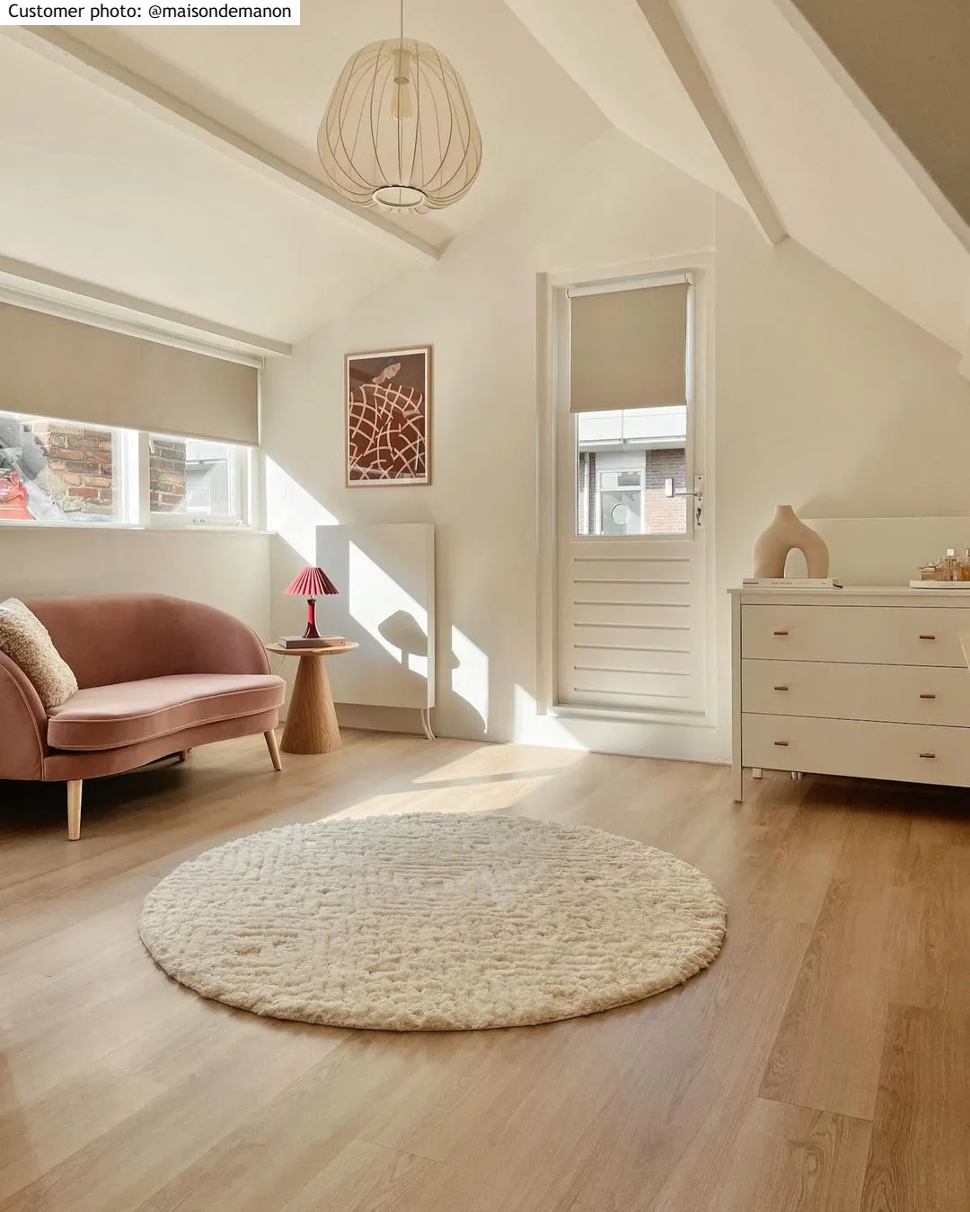 Runde tæpper - Monti (offwhite)