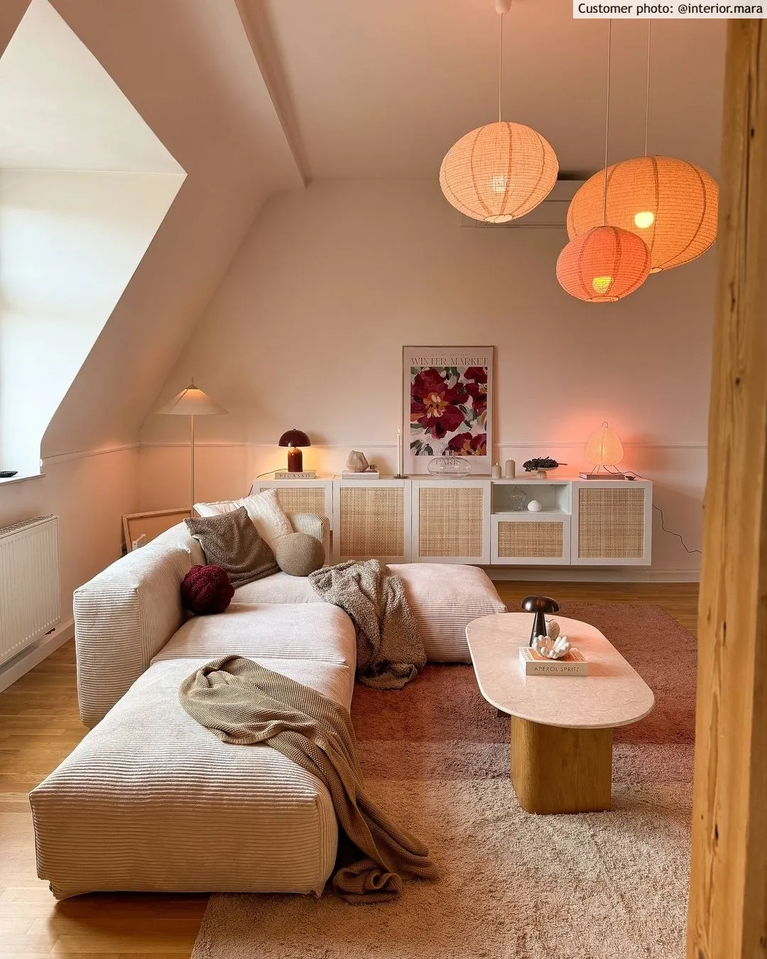 Ryatæpper - Mareto Natural Cotton Shaggy (brun)