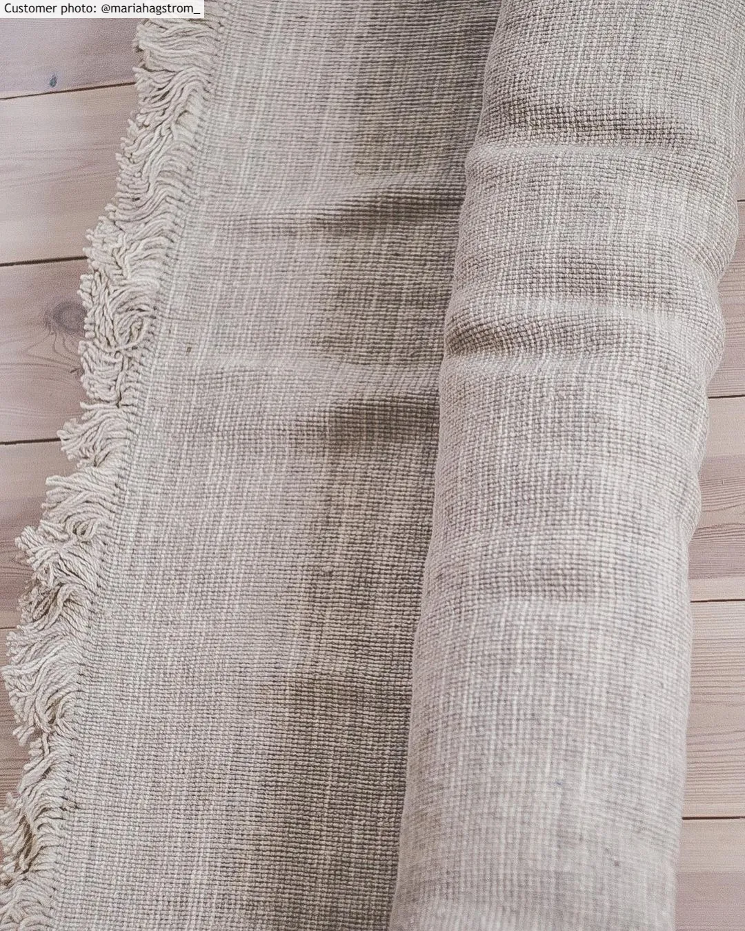 Uldtæppe - Layton (beige)