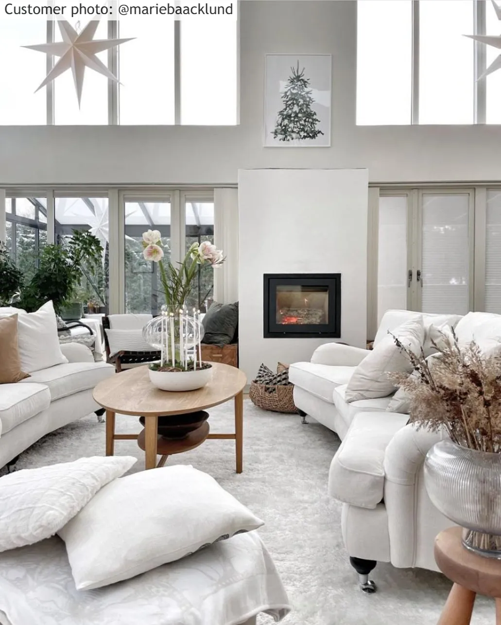 Runde tæpper - Cosy (hvid)