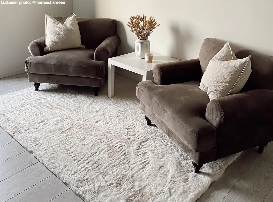 Ryatæpper - Cloud Super Soft (offwhite)