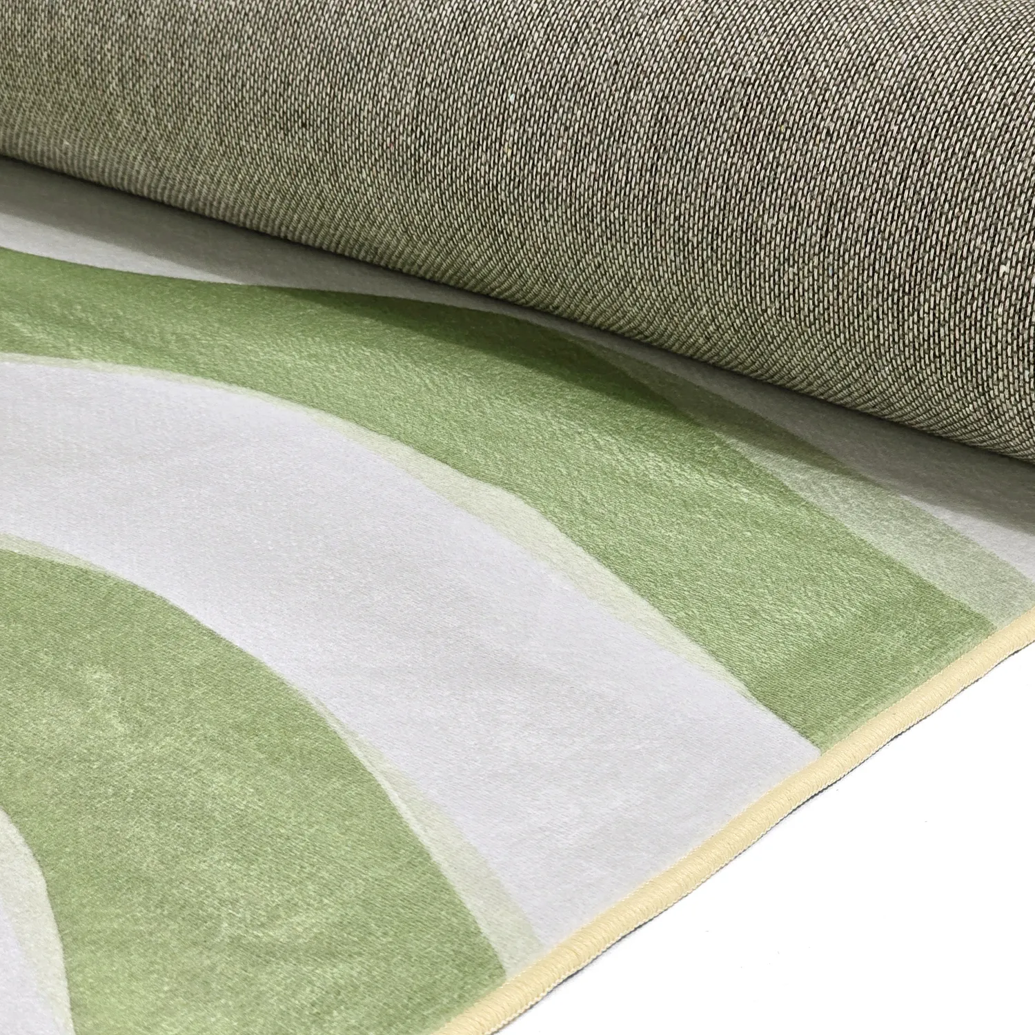 Wilton-tæppe - Marsala (grøn/hvid)