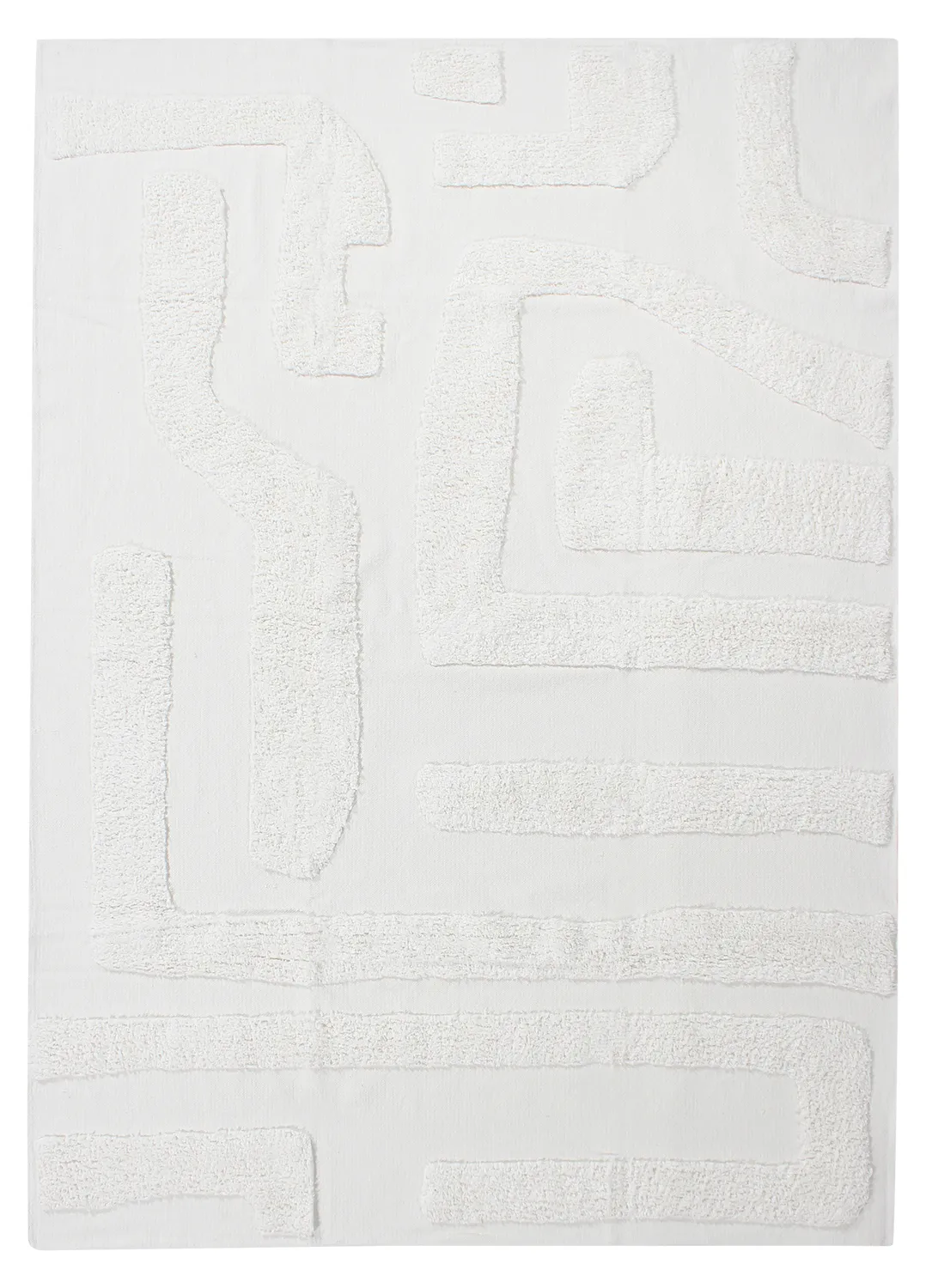 Ryatæpper - Alexa Natural Cotton Shaggy (offwhite)