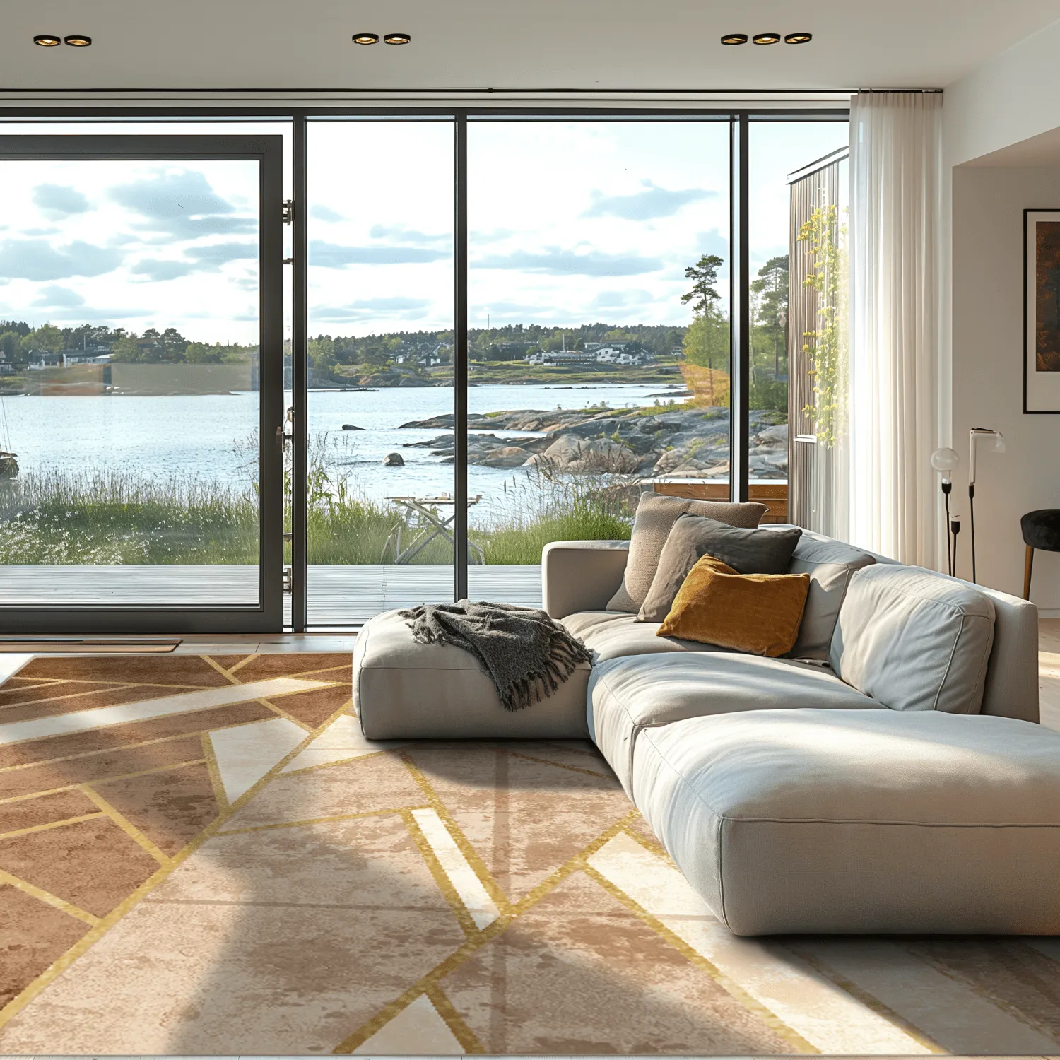 Wilton-tæppe - Amasra (beige)