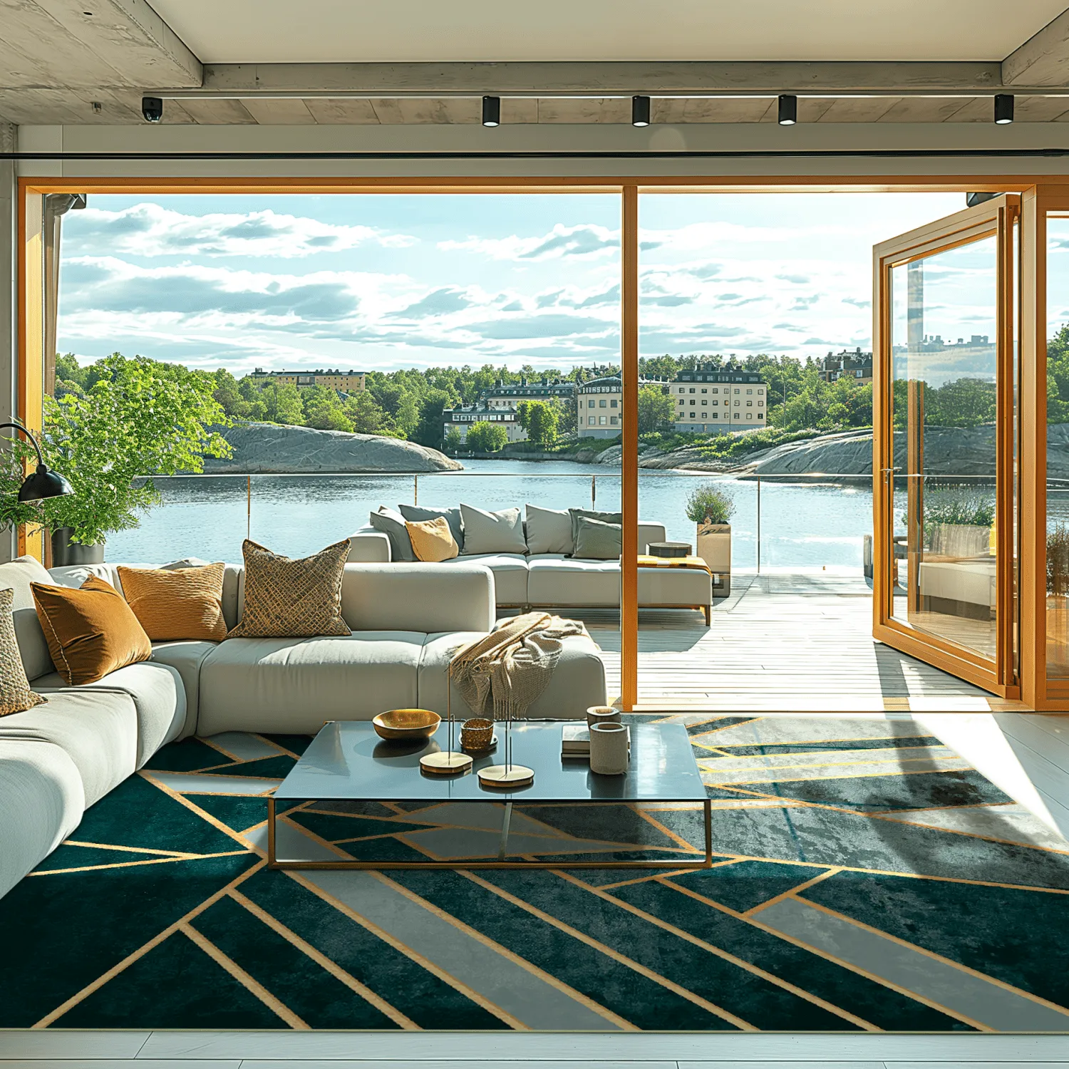 Wilton-tæppe - Amasra (grøn)