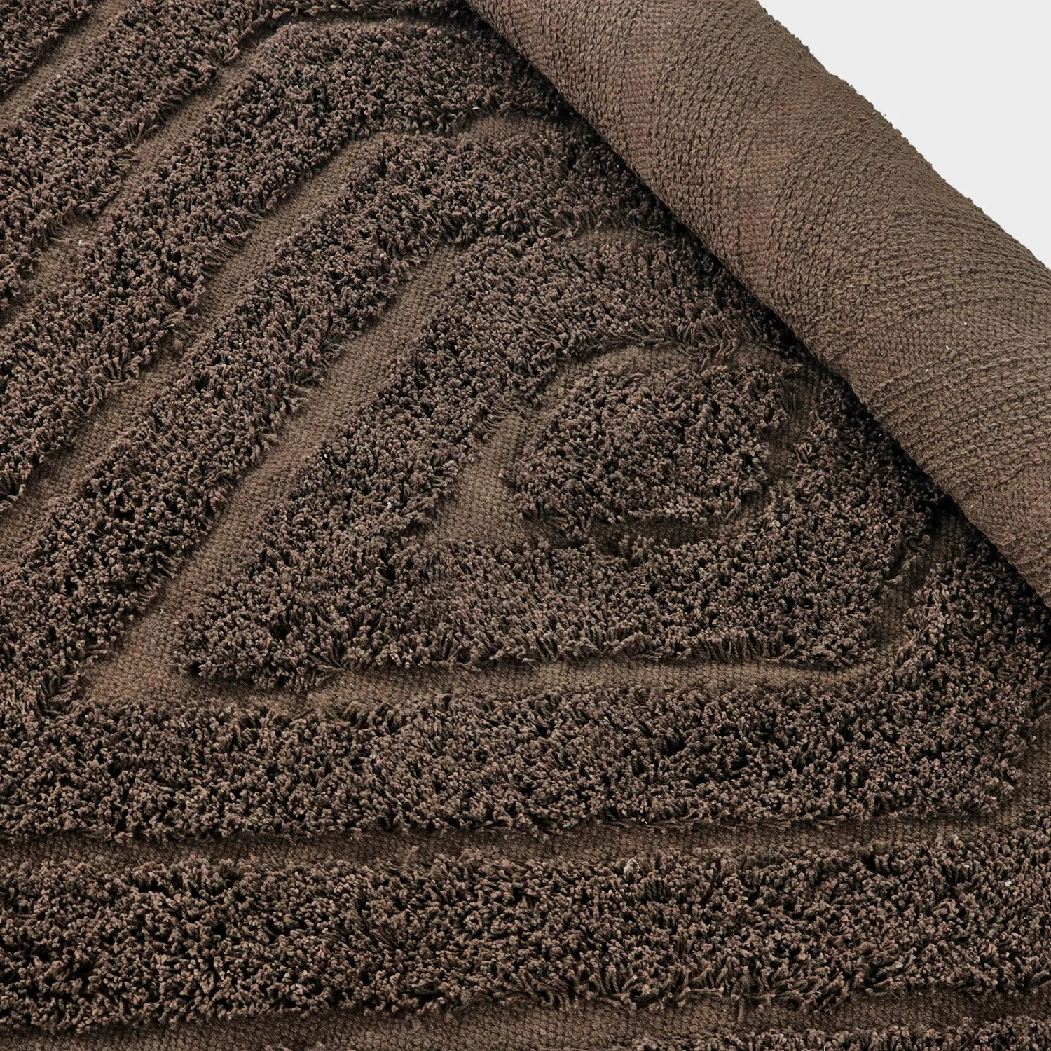 Ryatæpper - Amberley Natural Cotton Shaggy (brun)