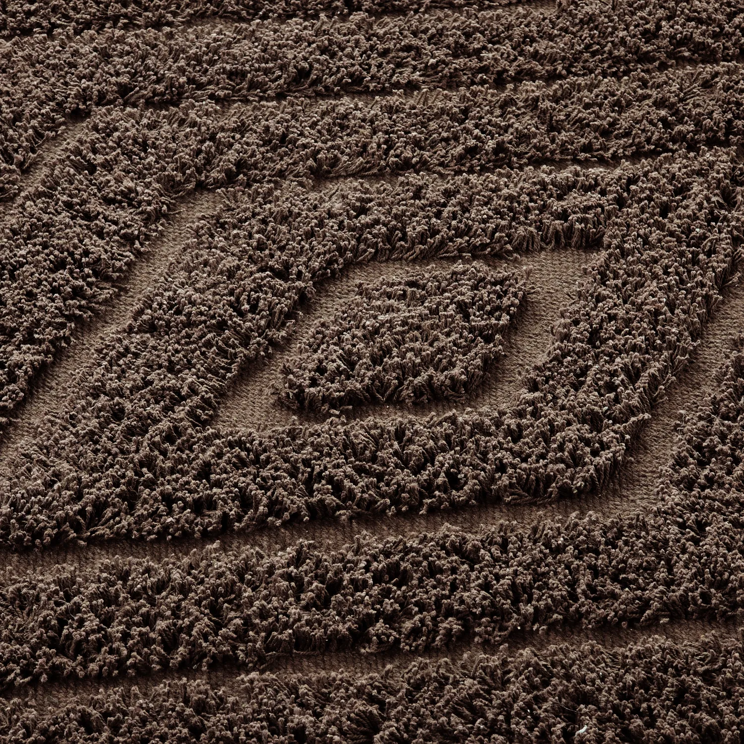 Runde tæpper - Amberley Natural Cotton Shaggy (brun)