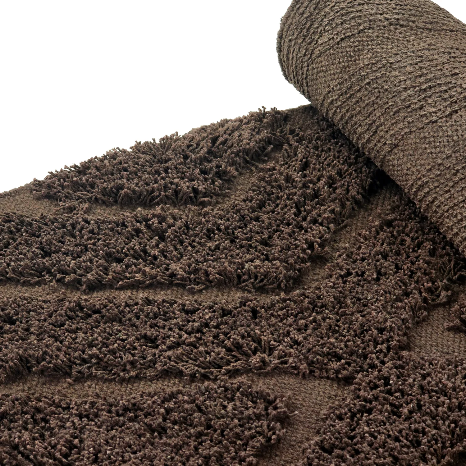 Ryatæpper - Amberley Natural Cotton Shaggy (brun)