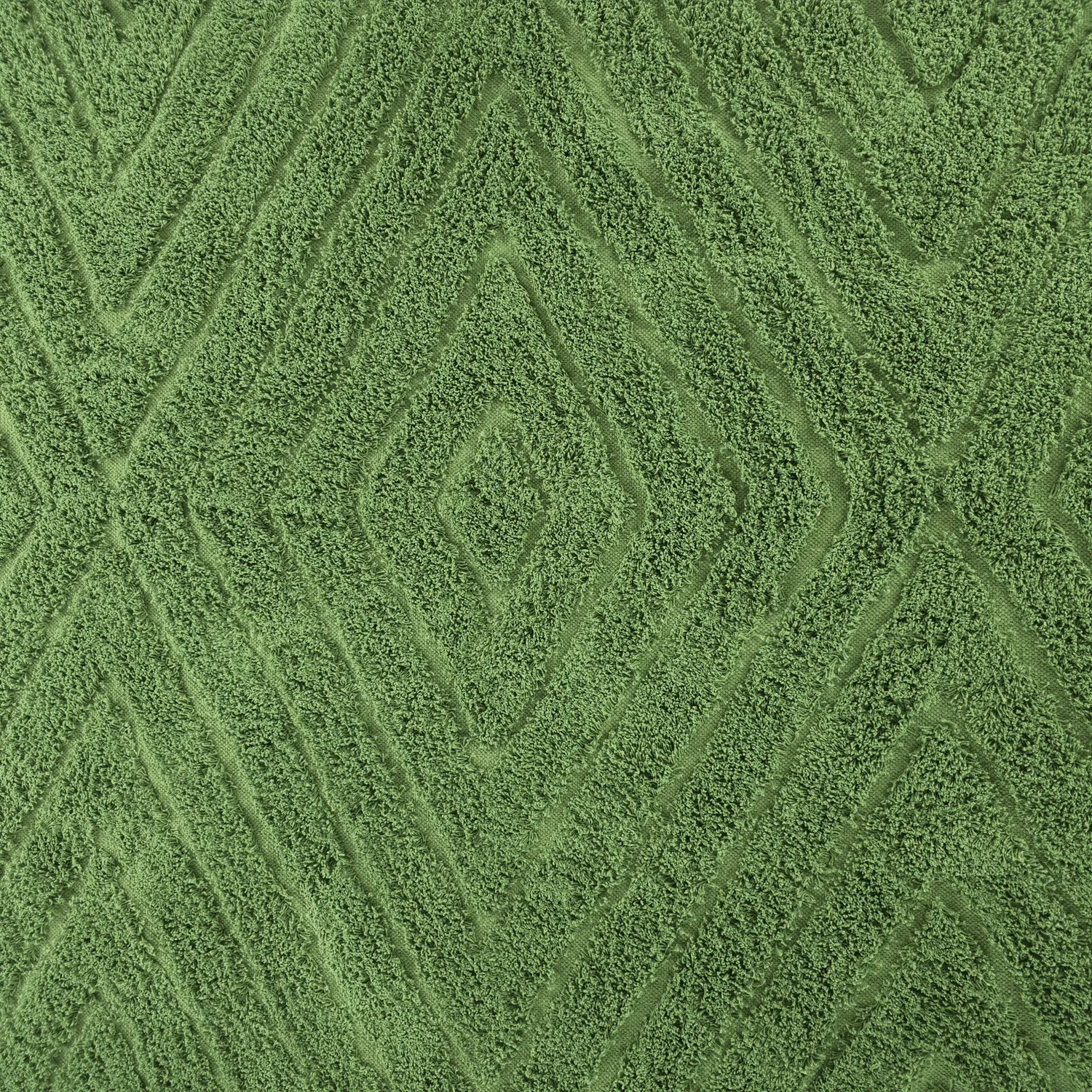 Ryatæpper - Amberley Natural Cotton Shaggy (grøn)