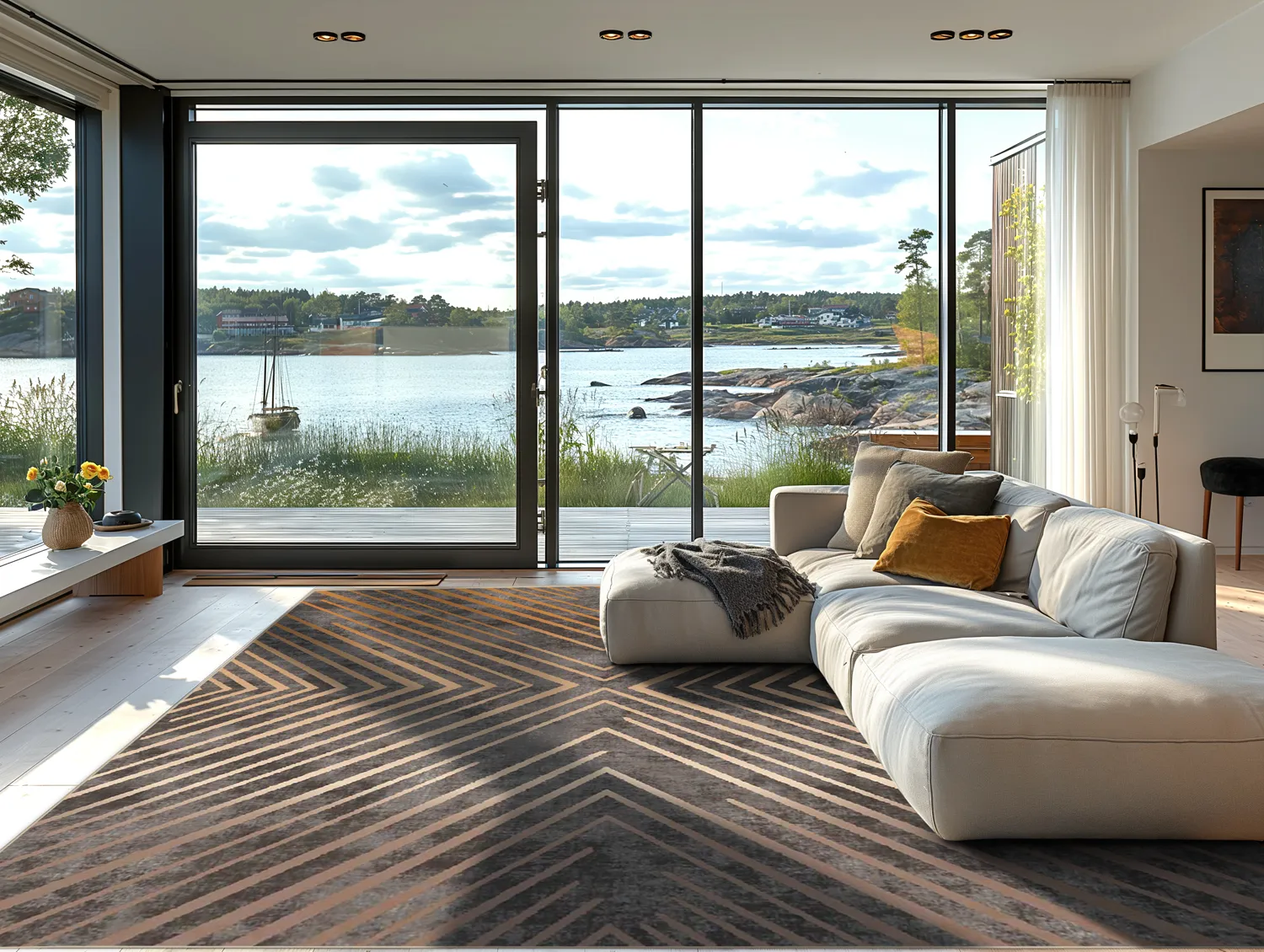 Wilton-tæppe - Amorgos (cloud)