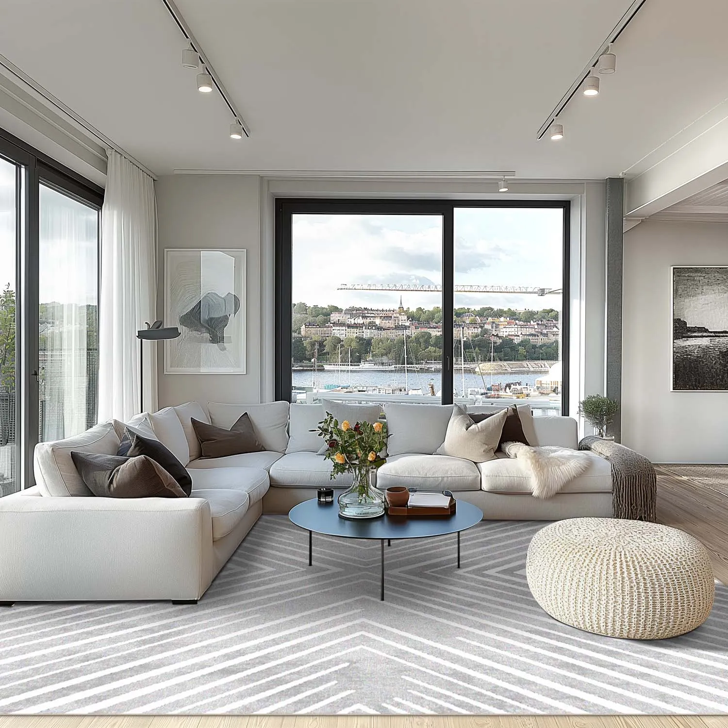 Wilton-tæppe - Amorgos (grå)