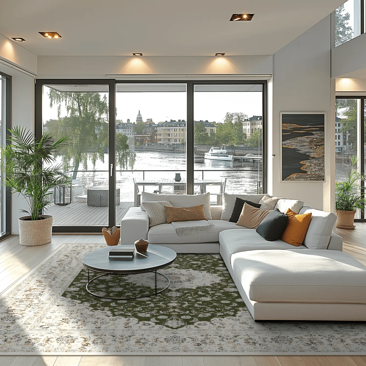 Wilton-tæppe - Arabella (grøn)