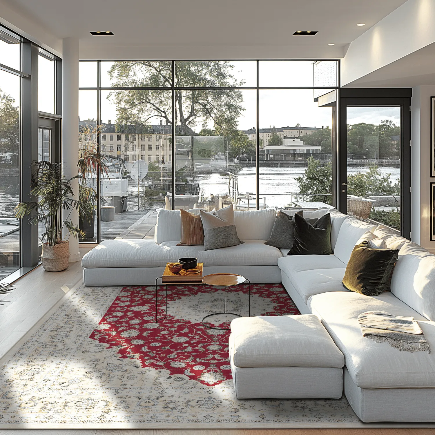 Wilton-tæppe - Arabella (rød)