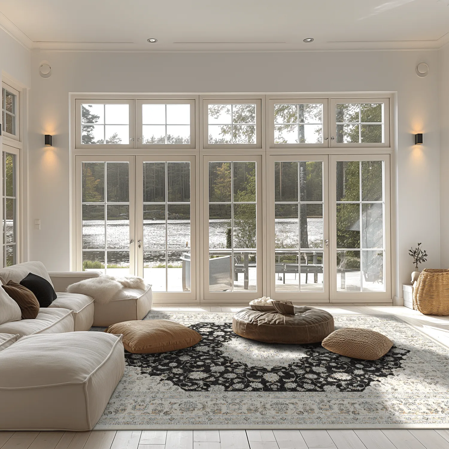 Wilton-tæppe - Arabella (sort)