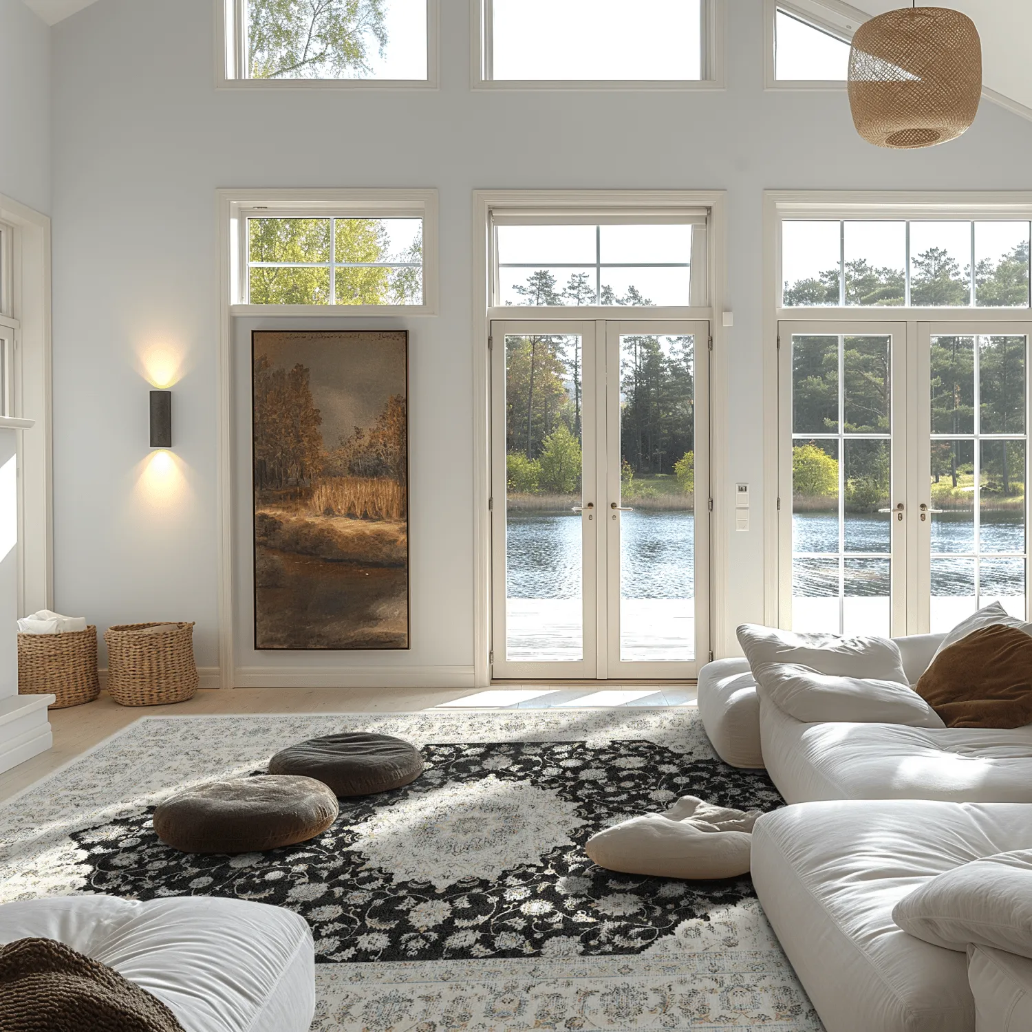 Wilton-tæppe - Arabella (sort)