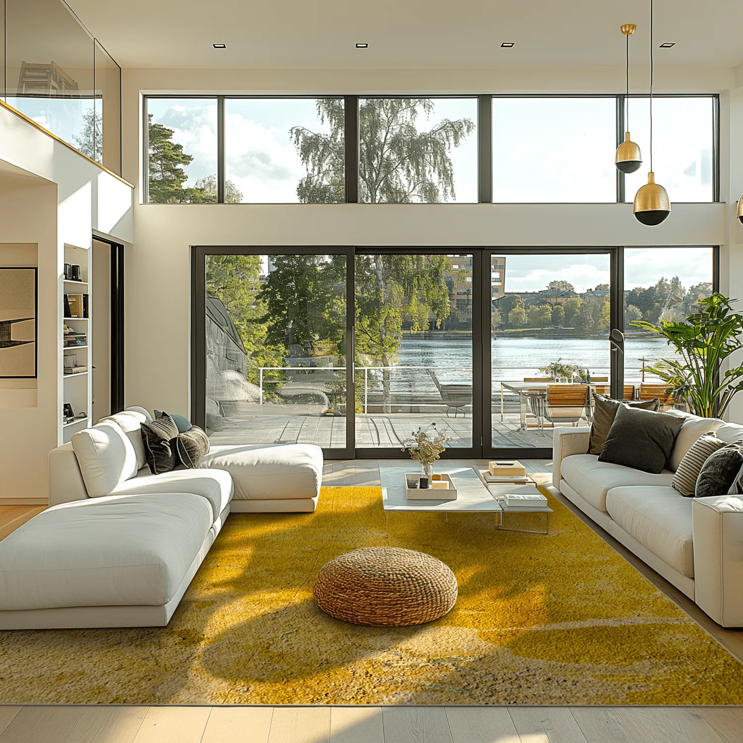 Wilton-tæppe - Arbus (guld)