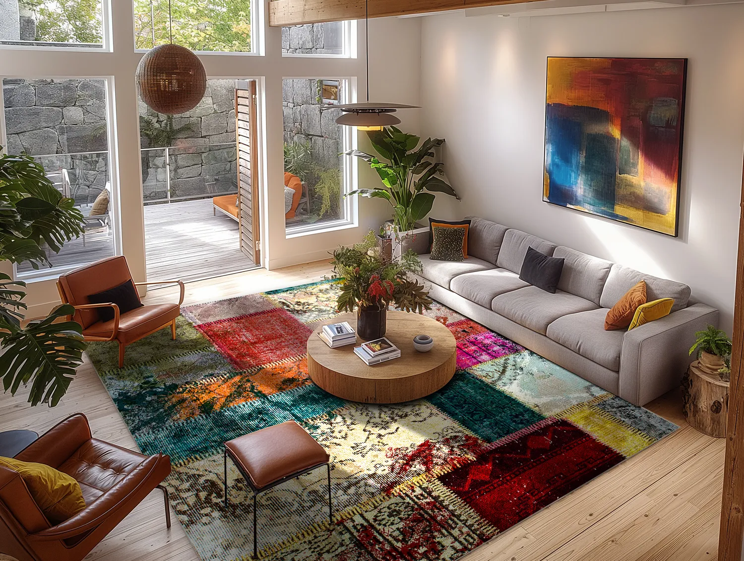 Wilton-tæppe - Ariana (multi)