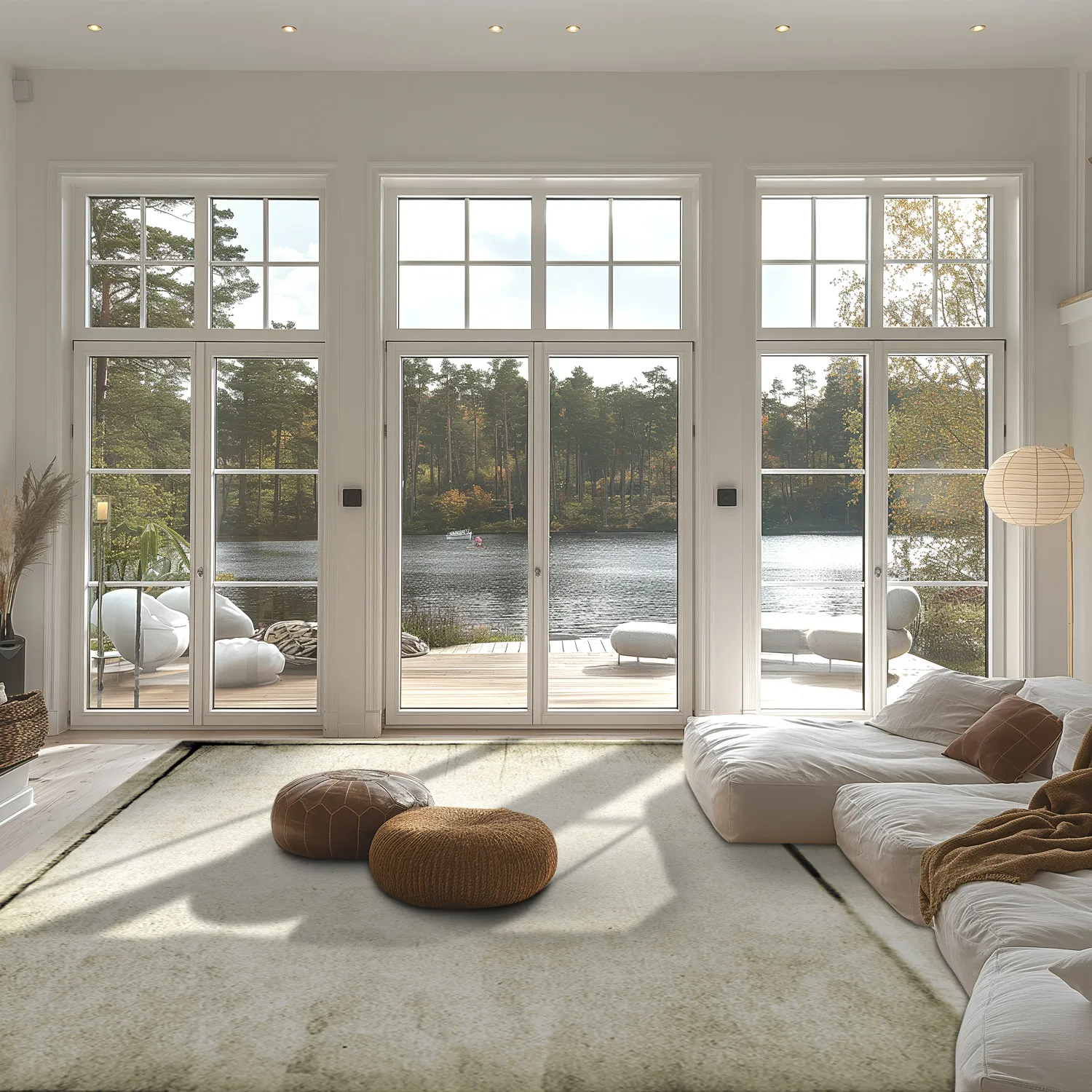 Wilton-tæppe - Arriate (beige/grå)