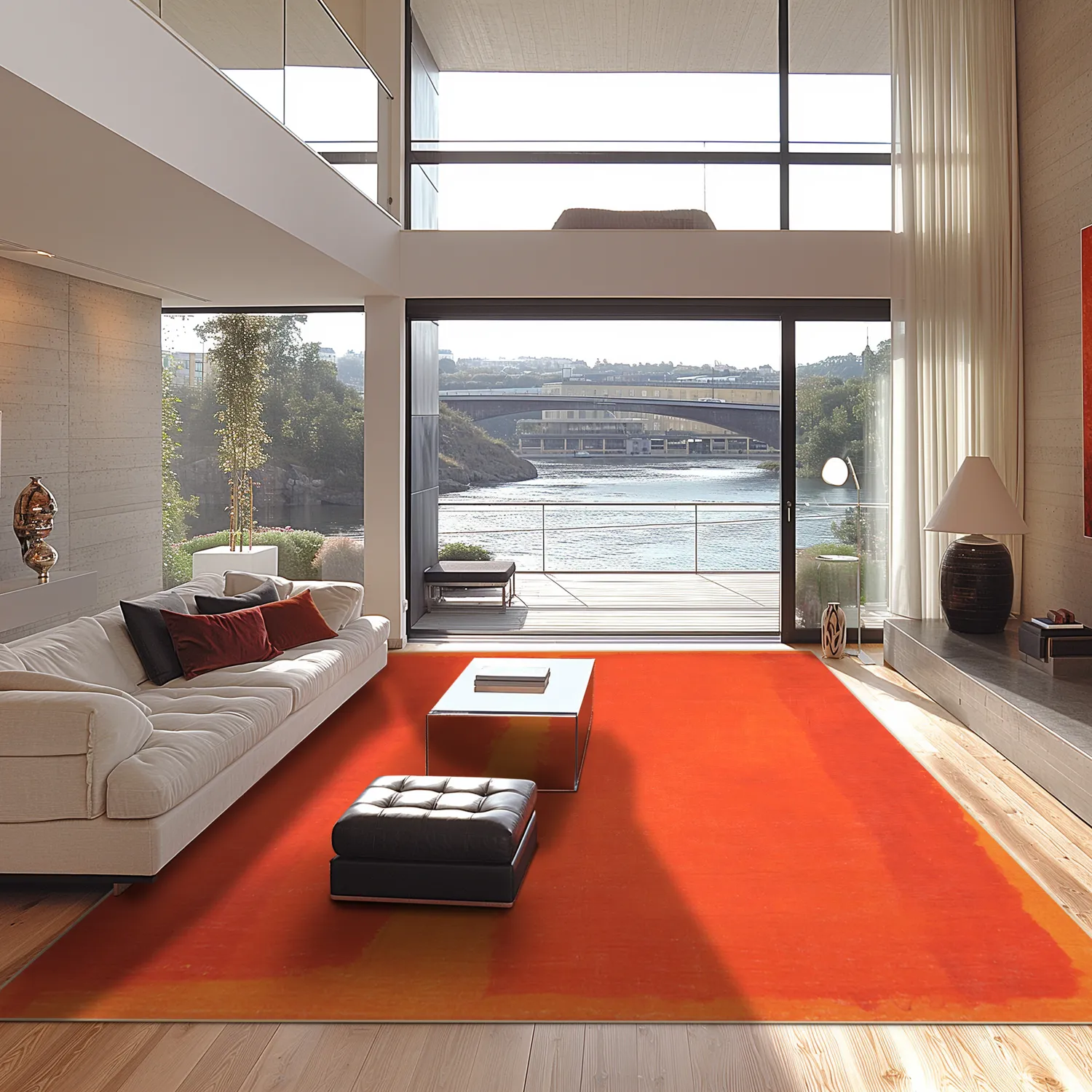 Wilton-tæppe - Asti (orange)