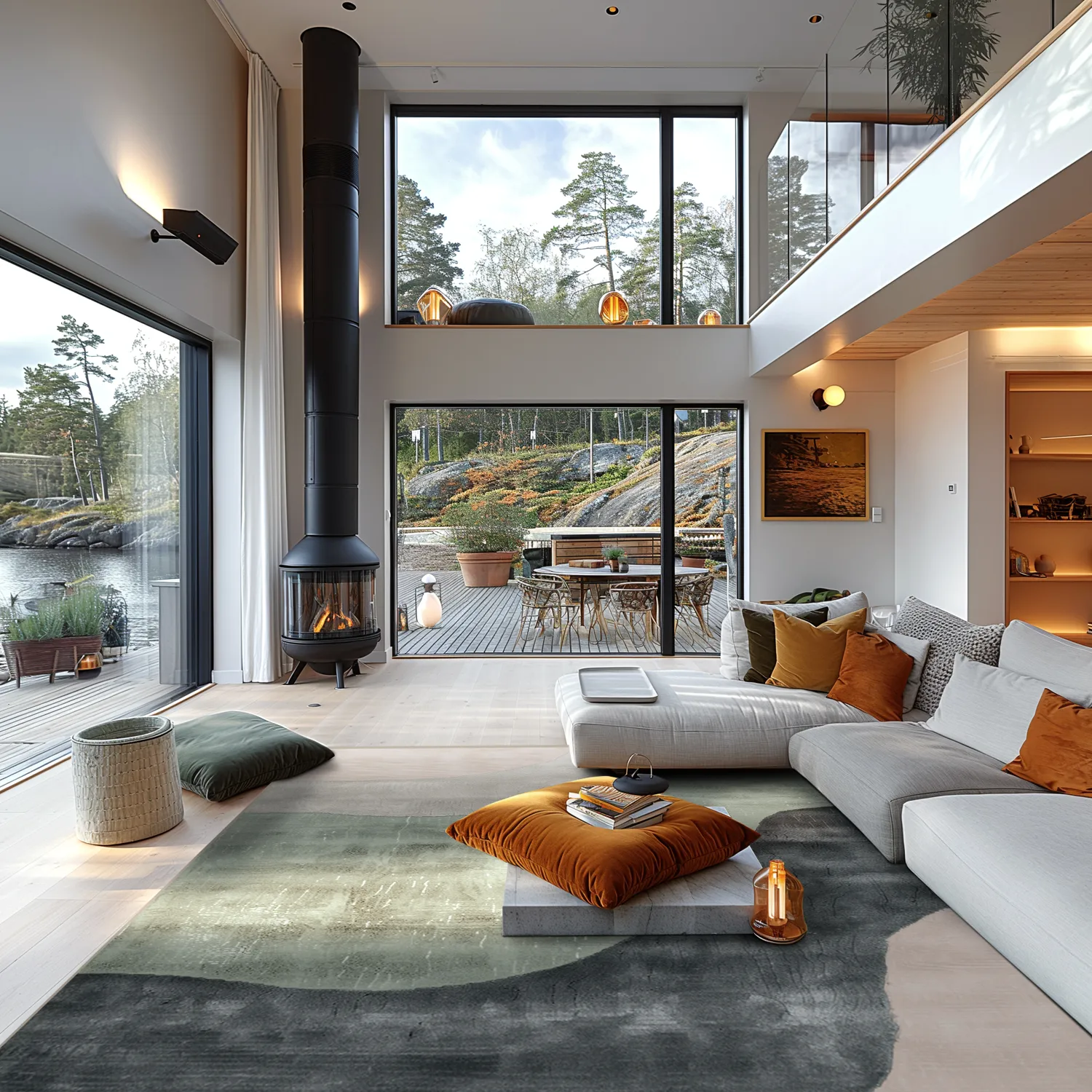 Wilton-tæppe - Barcelona (grøn)