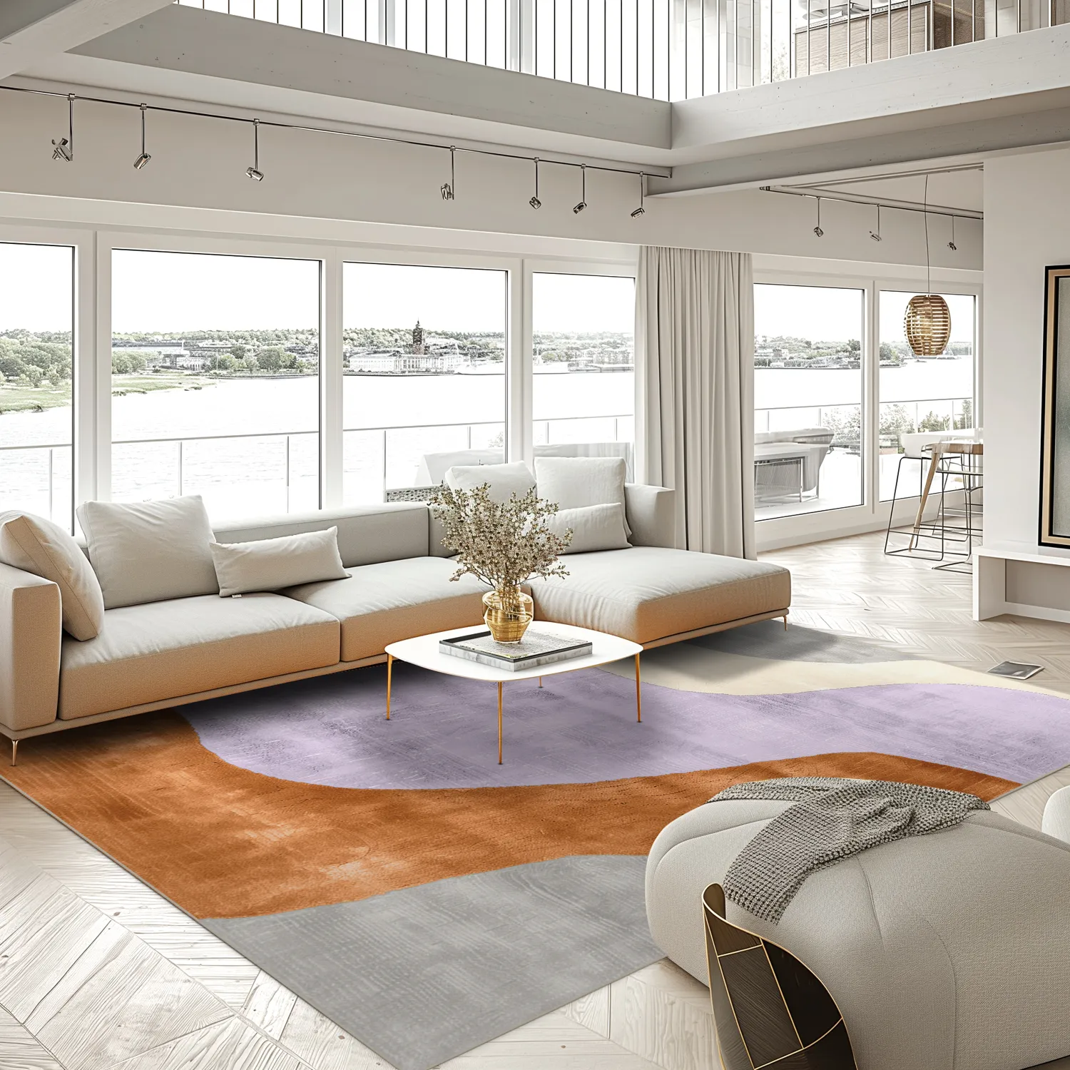 Wilton-tæppe - Barcelona (lavendel)