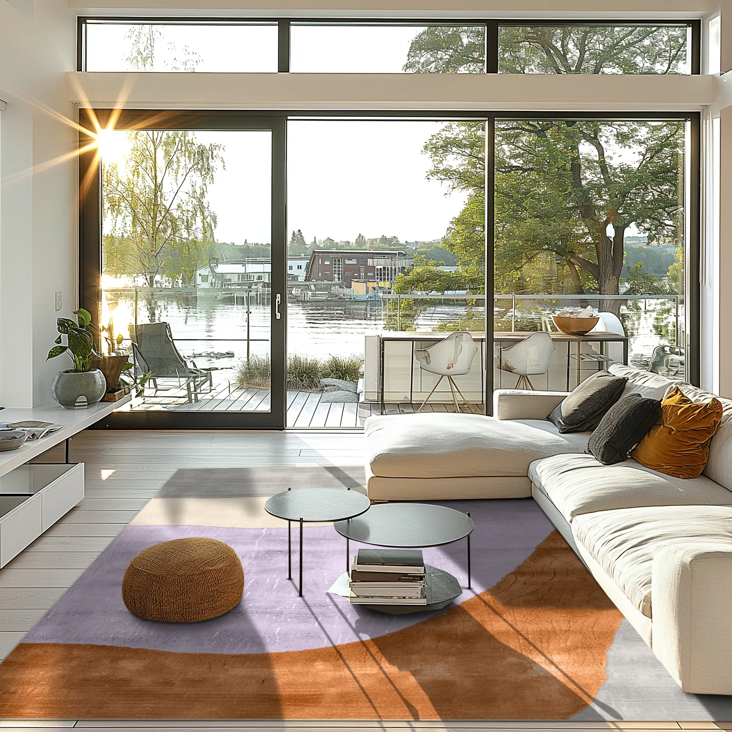 Wilton-tæppe - Barcelona (lavendel)