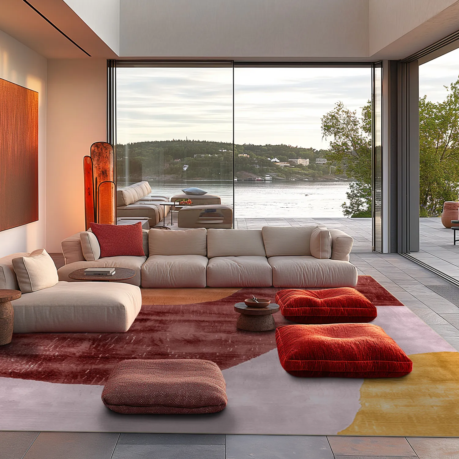 Wilton-tæppe - Barcelona (lilla)