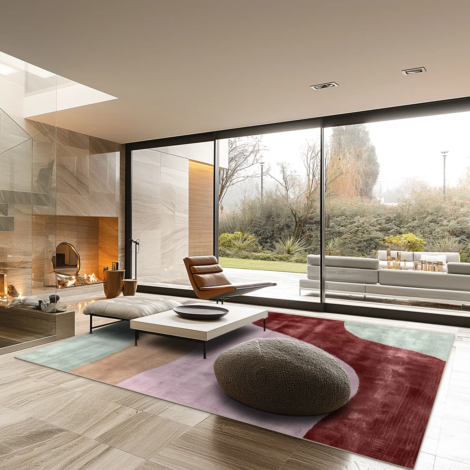 Wilton-tæppe - Barcelona (lyserød)