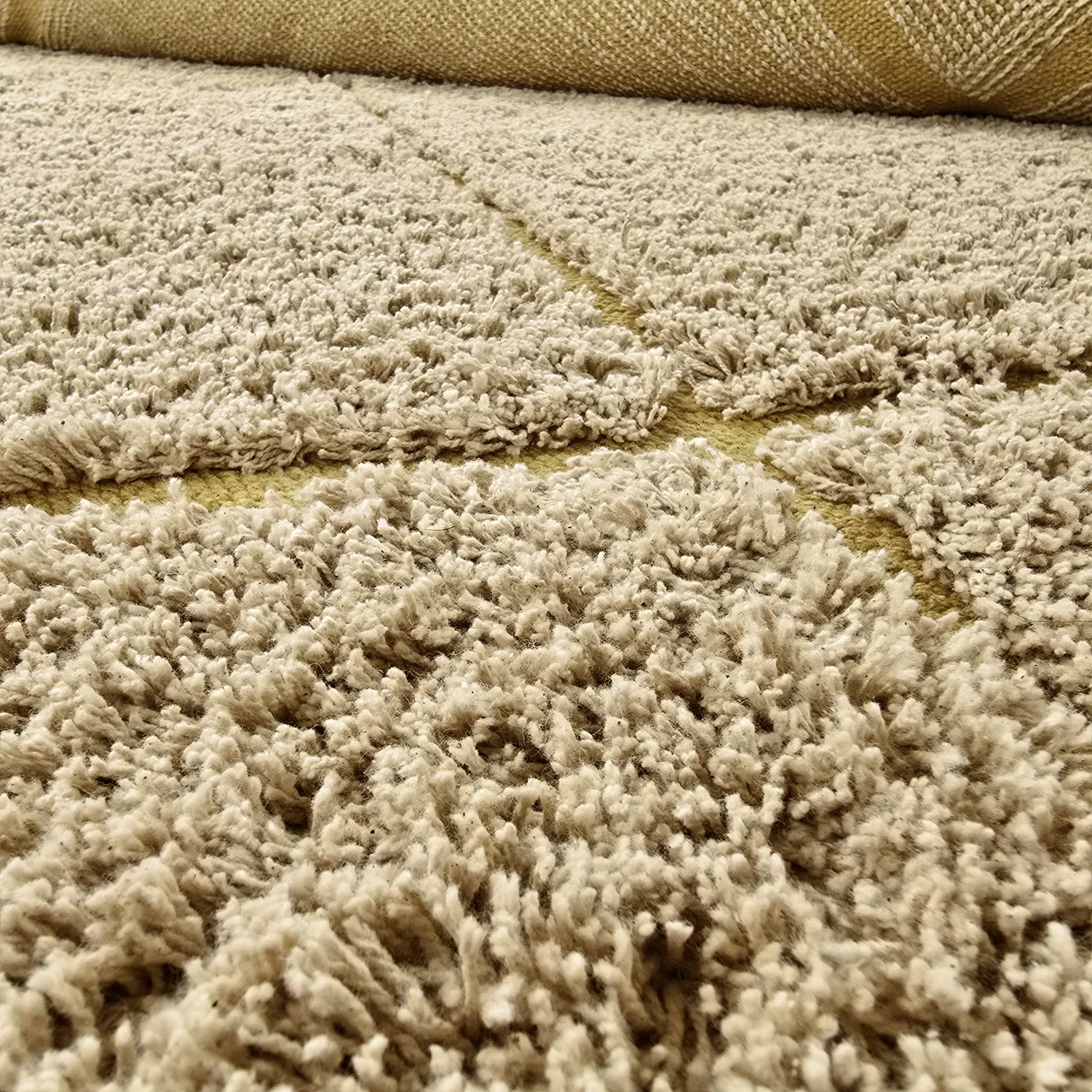 Runde tæpper - Bellevue Natural Cotton Shaggy (beige/brun)