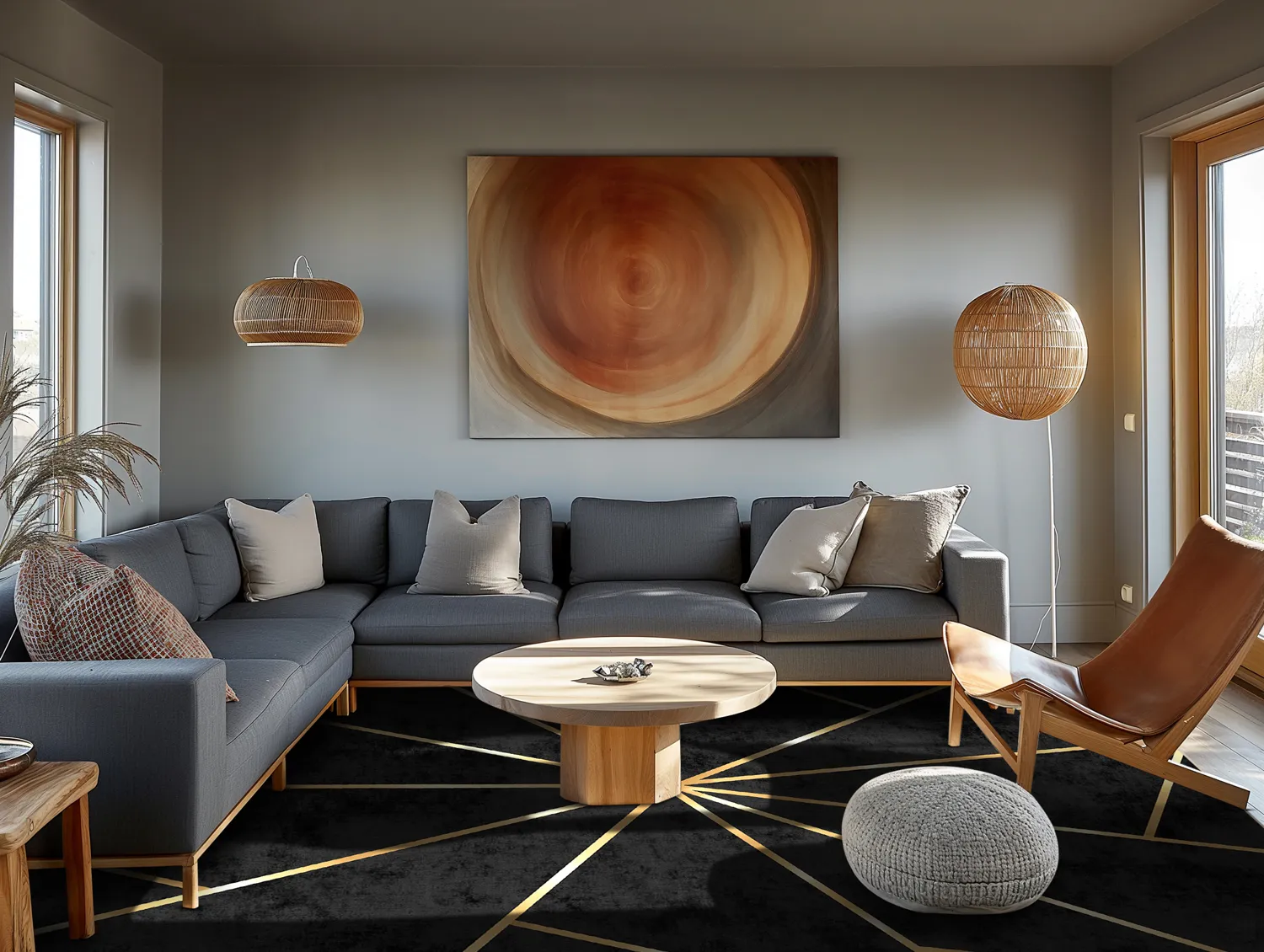 Wilton-tæppe - Bellizzi (sort)