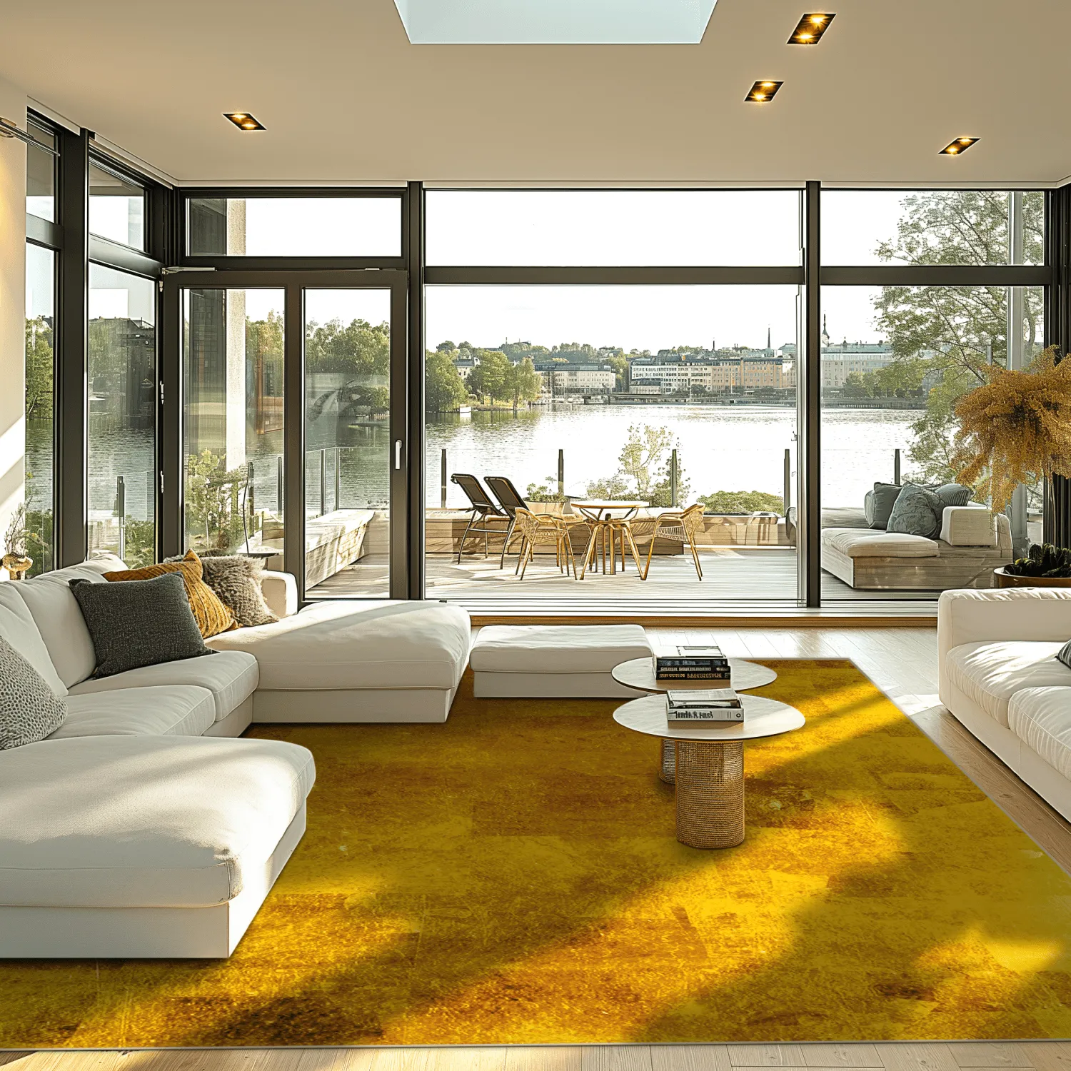 Wilton-tæppe - Benali (guld)