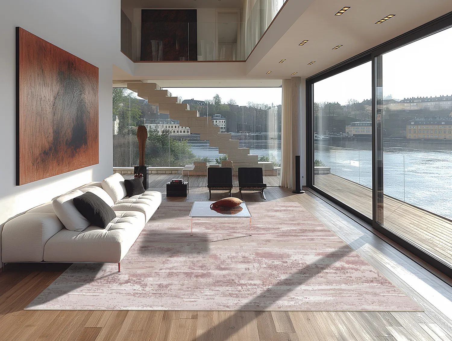 Wilton-tæppe - Ben Arous (lyserød)