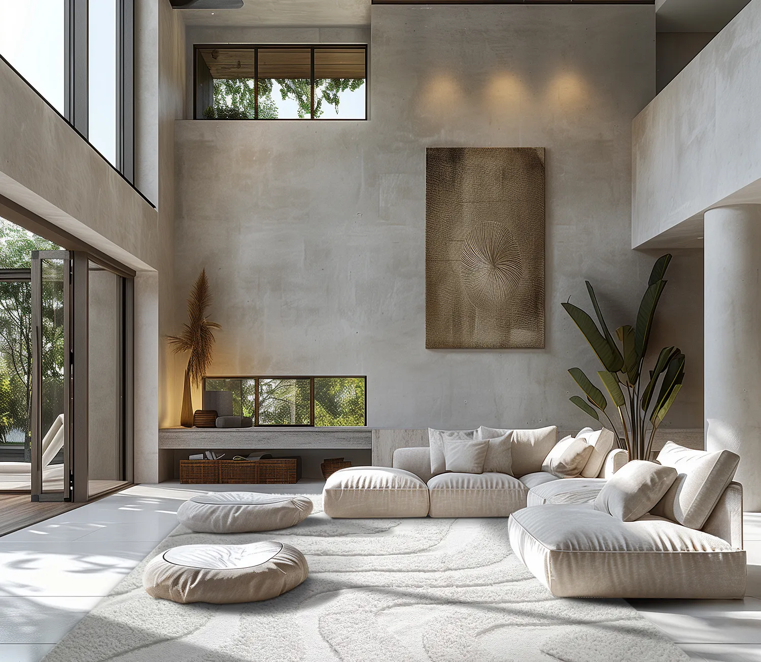 Ryatæpper - Bonnie Natural Cotton Shaggy (offwhite)