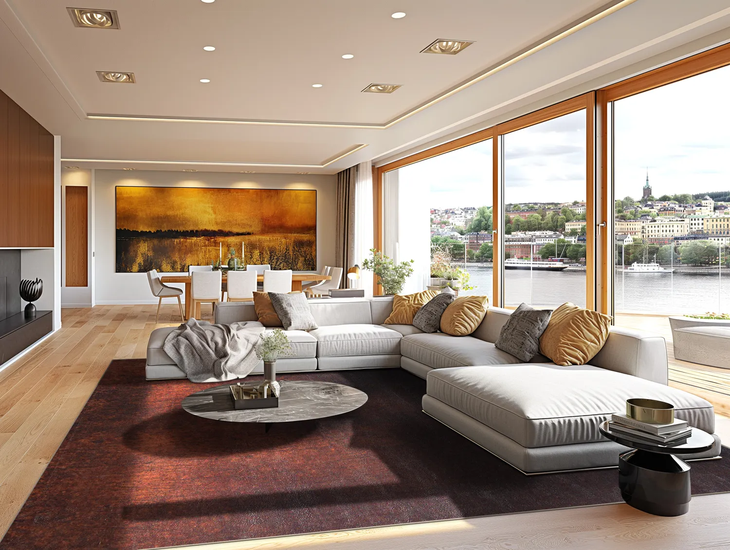 Wilton-tæppe - Bovera (rød)